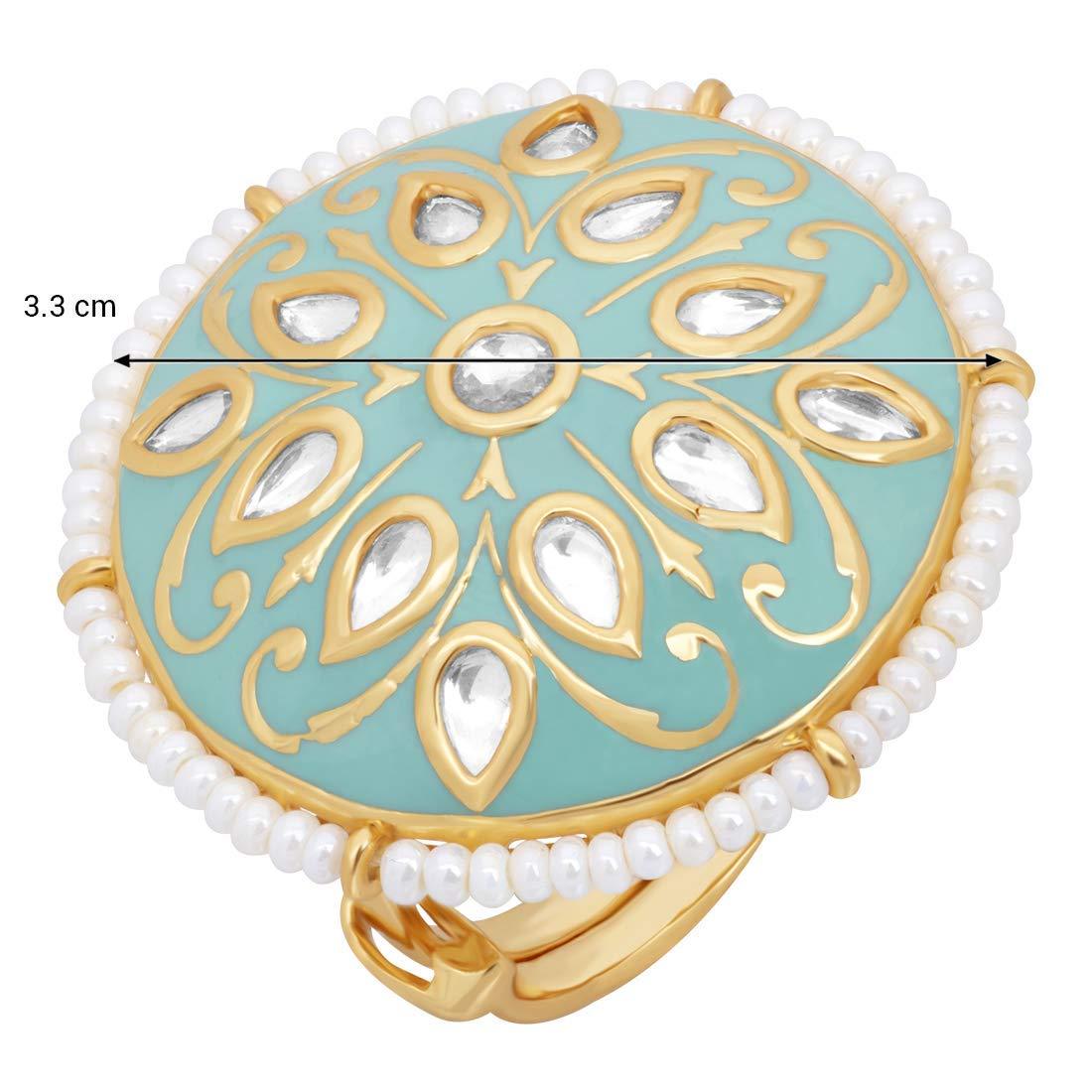 Women's Tradtional Meenakari finger ring