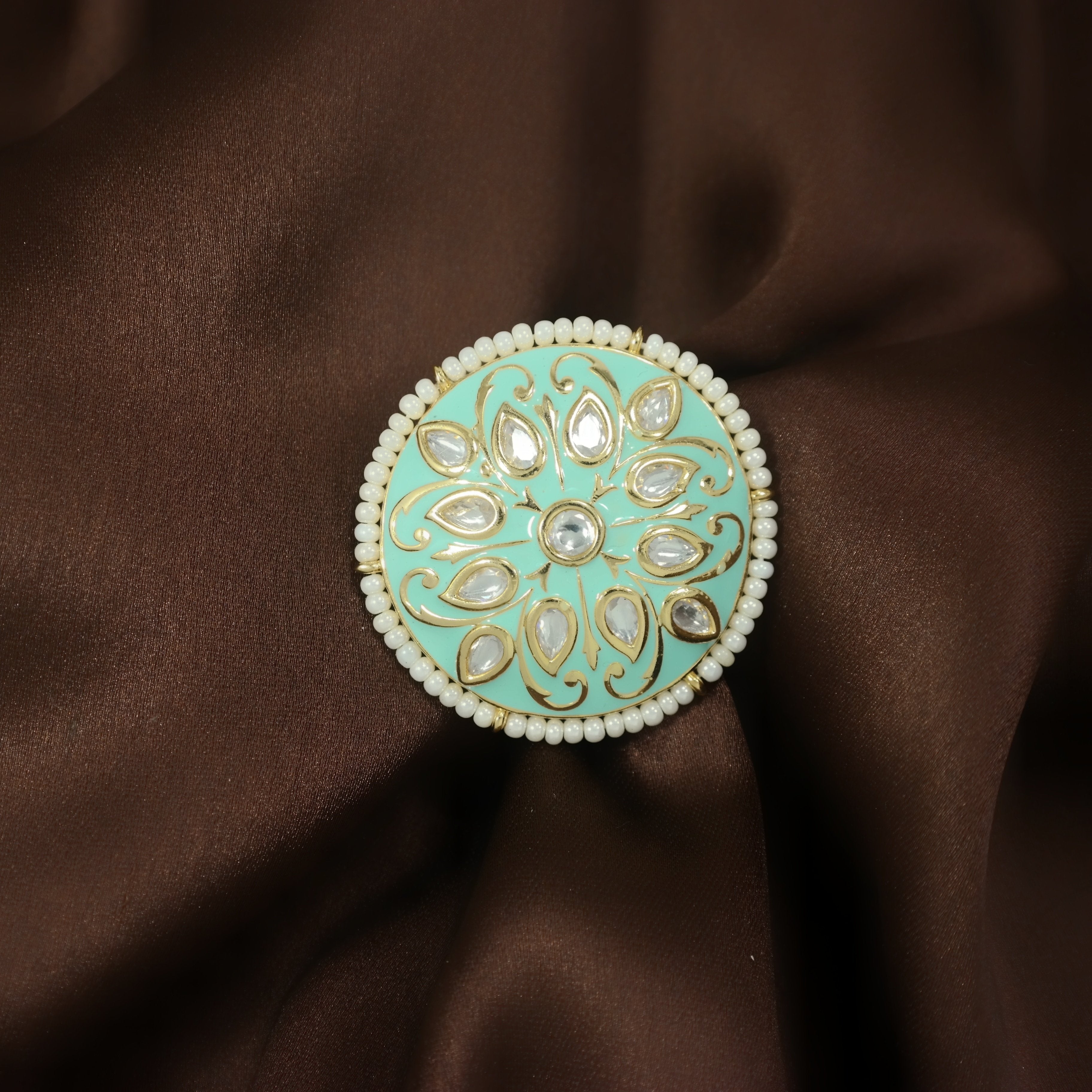 Women's Tradtional Meenakari finger ring