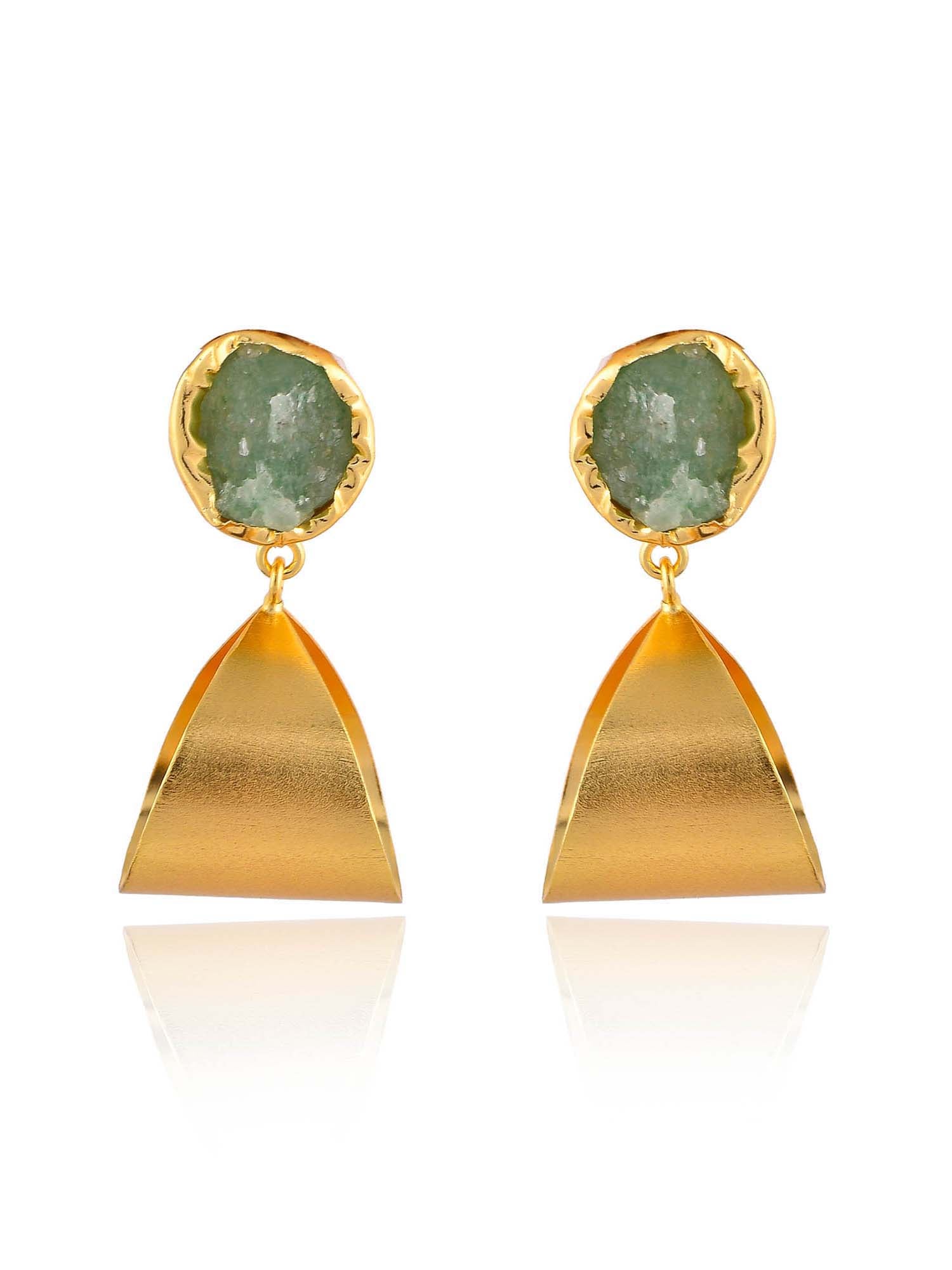Women's Rough Potli Earrings