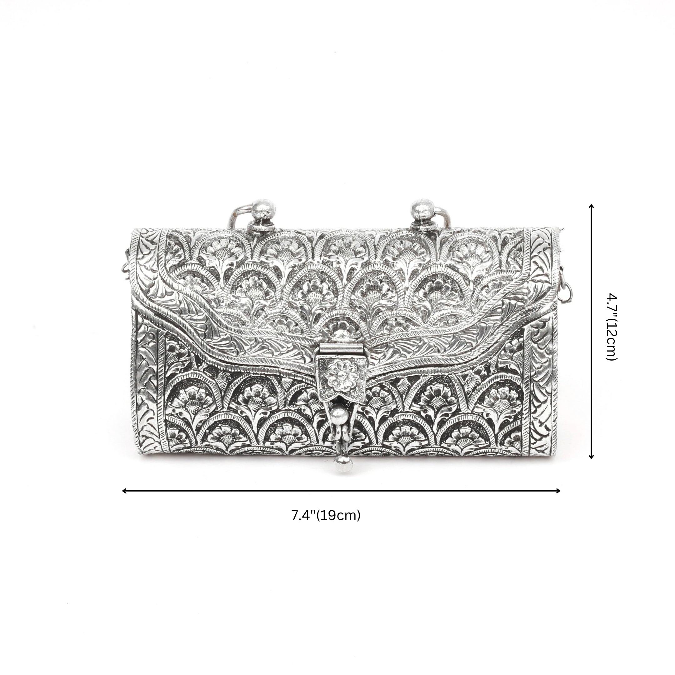 German Silver Clutch