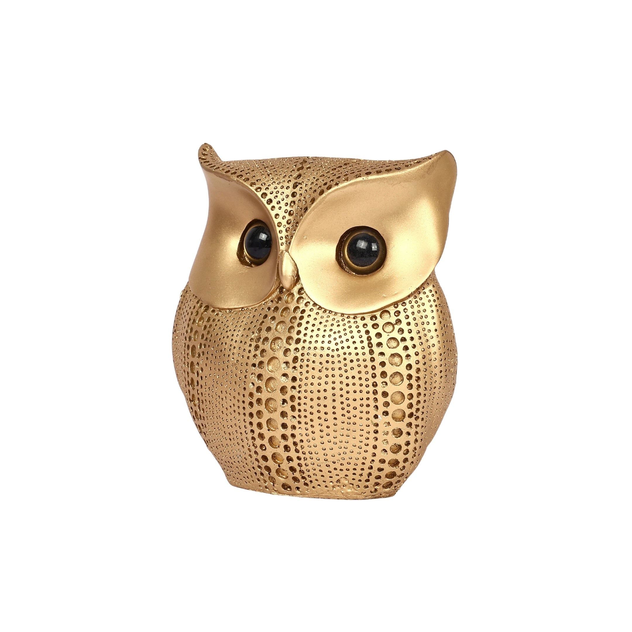 Golden Owl Decorative Statue