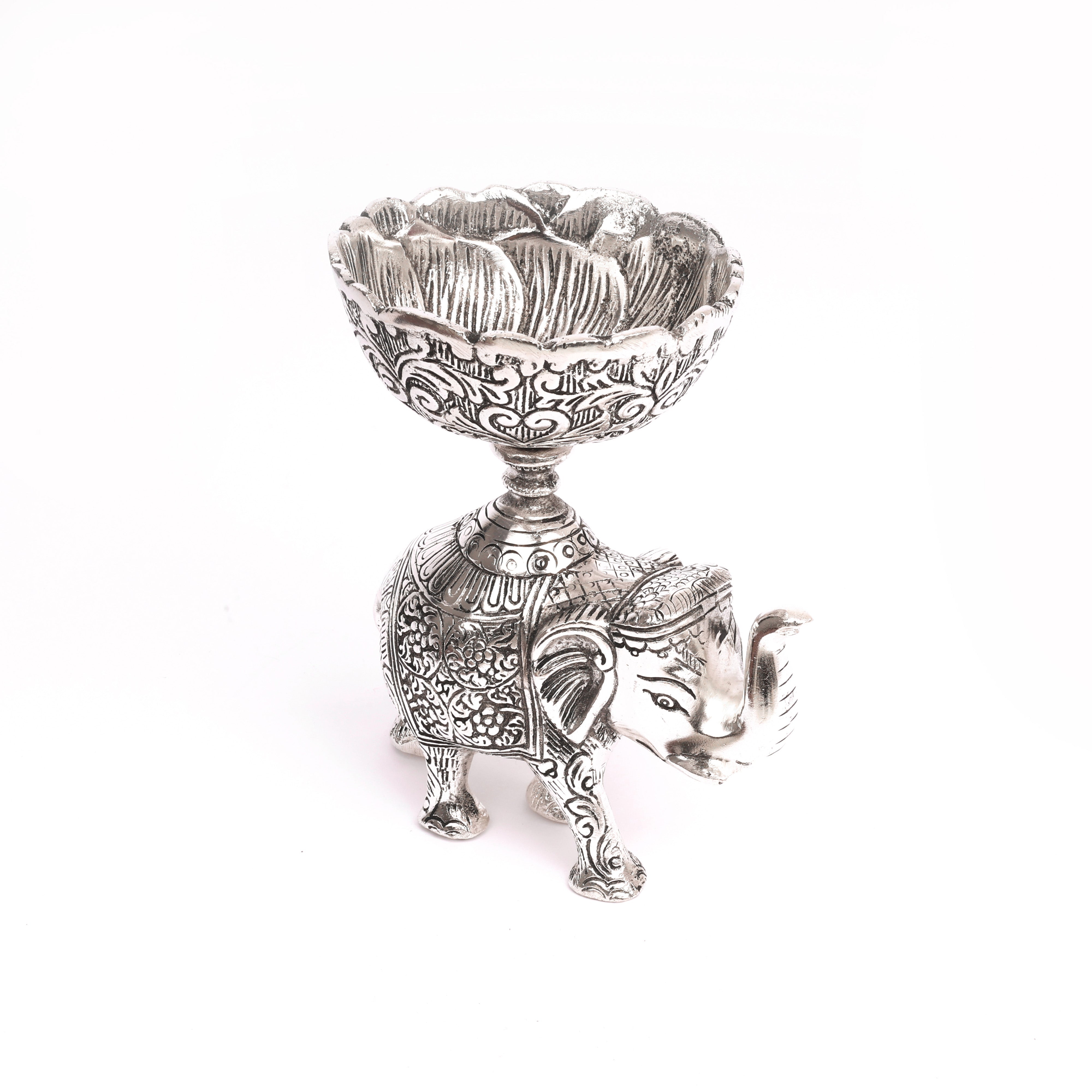 German Silver Elephant Bowl - Natriel