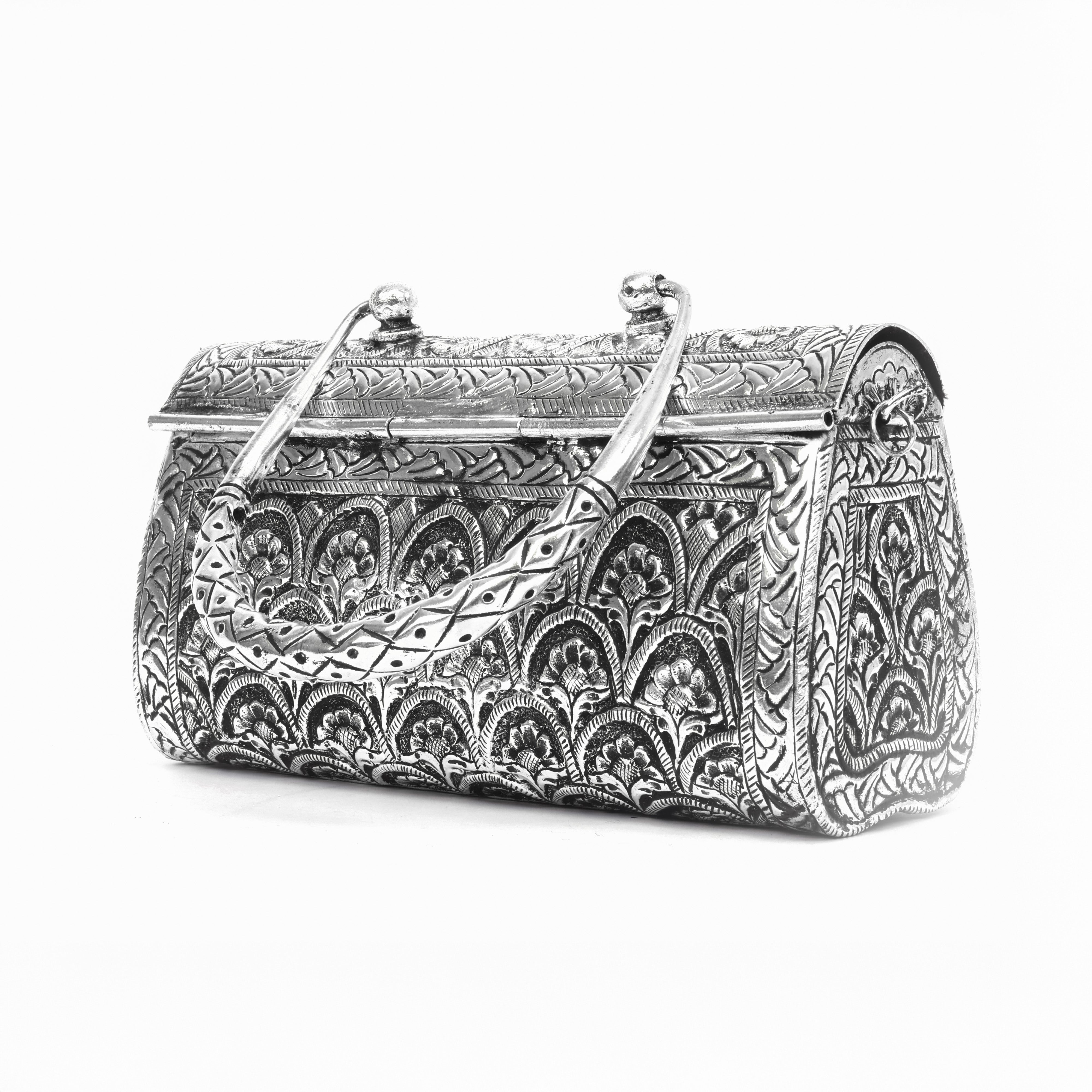 Elegant German Silver Clutch – Stylish Accessory for Any Occasion - Natriel