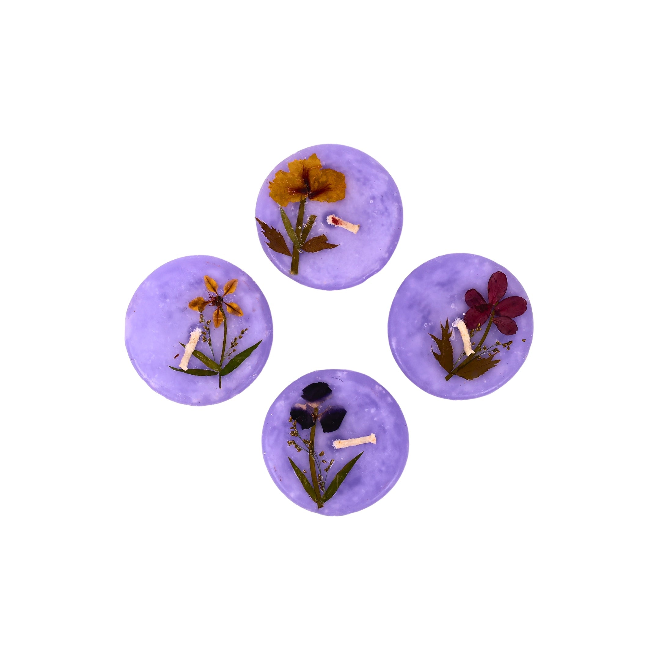 Set of 4 Floating Scented Candles - Natriel