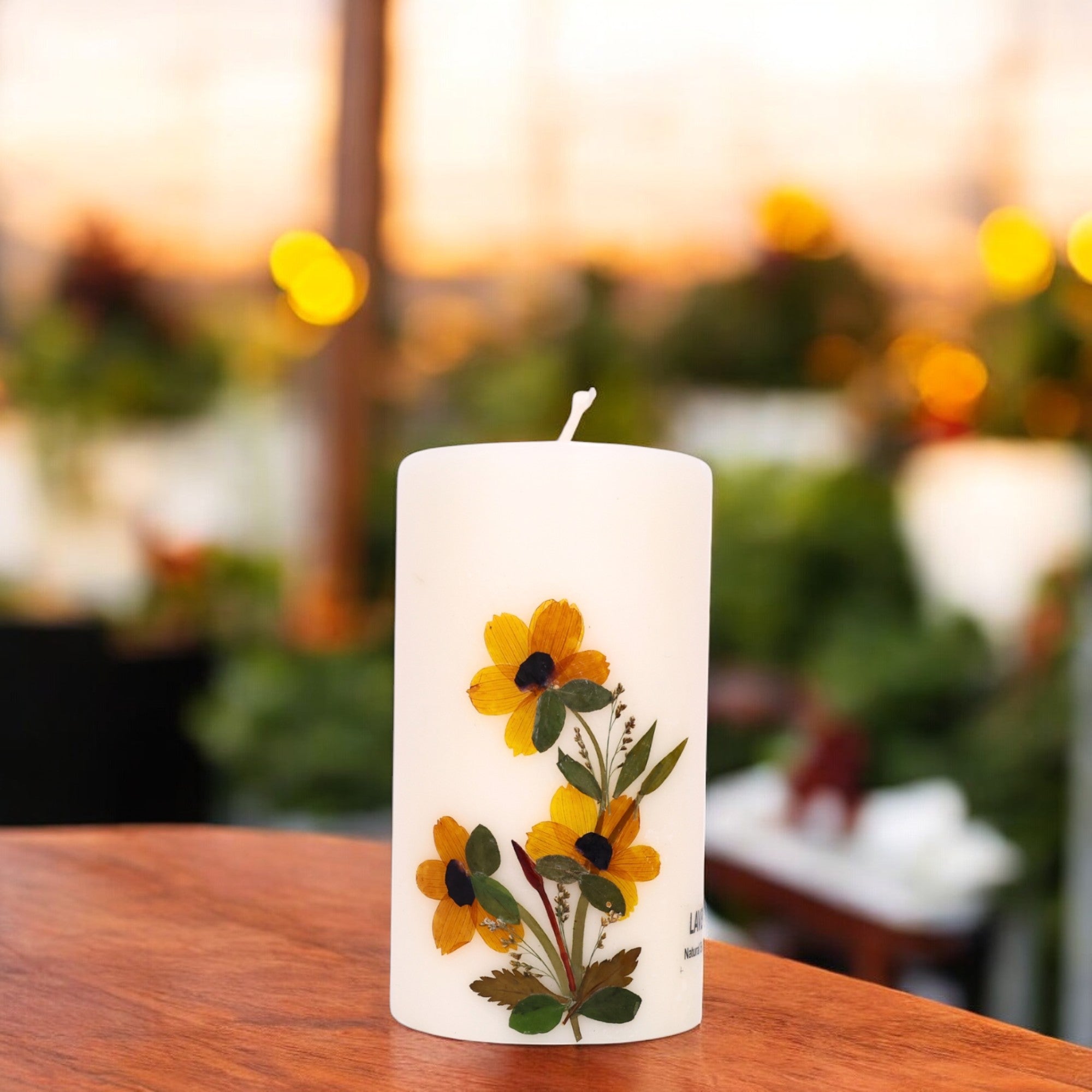 Eco-Friendly Soy Wax Scented Pillar Candle - Natriel