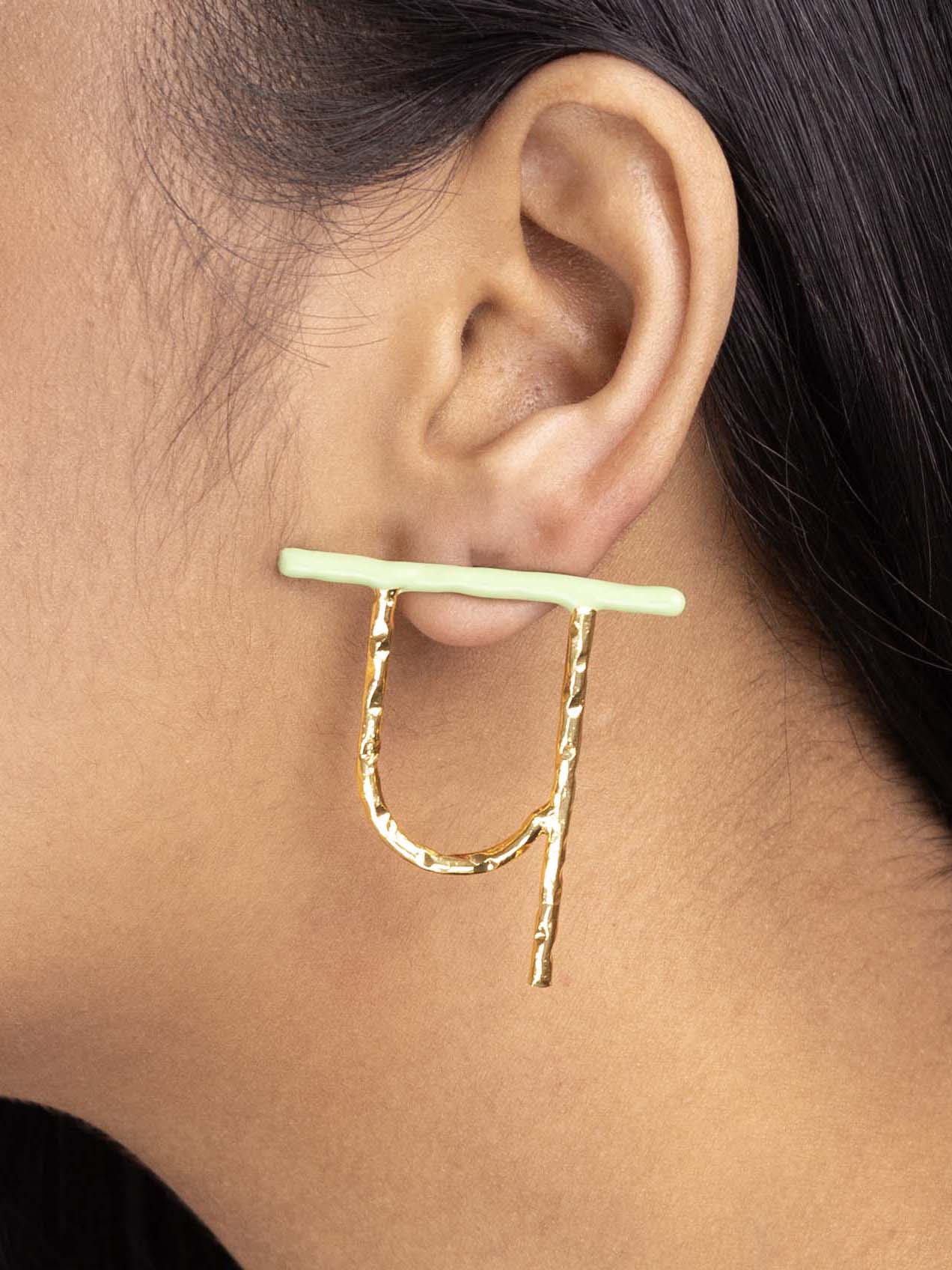 Women's Akshar Highlighter Earring H2H - Zurii Jewels