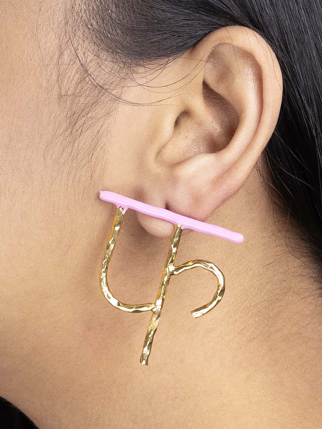 Women's Akshar Highlighter Earring H3H