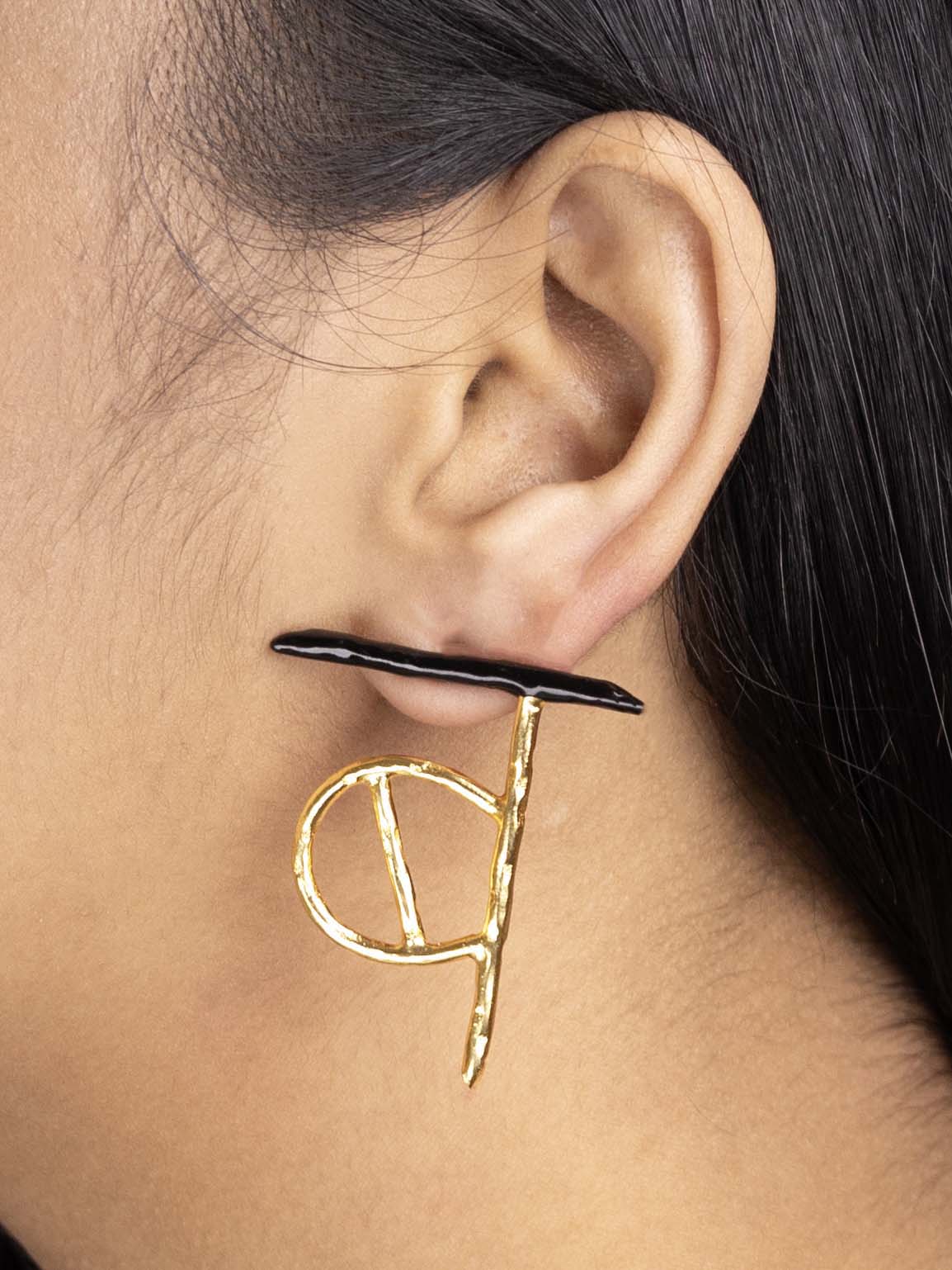 Women's Akshar Highlighter Earring H5H