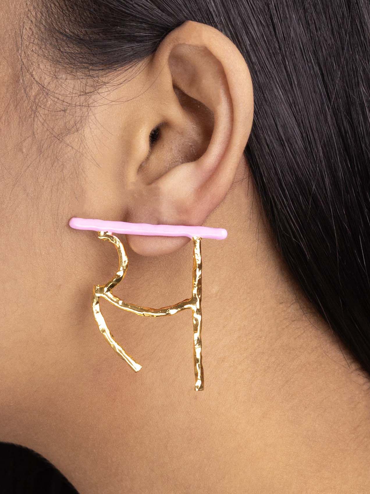 Women's Akshar Highlighter Earring Sh55
