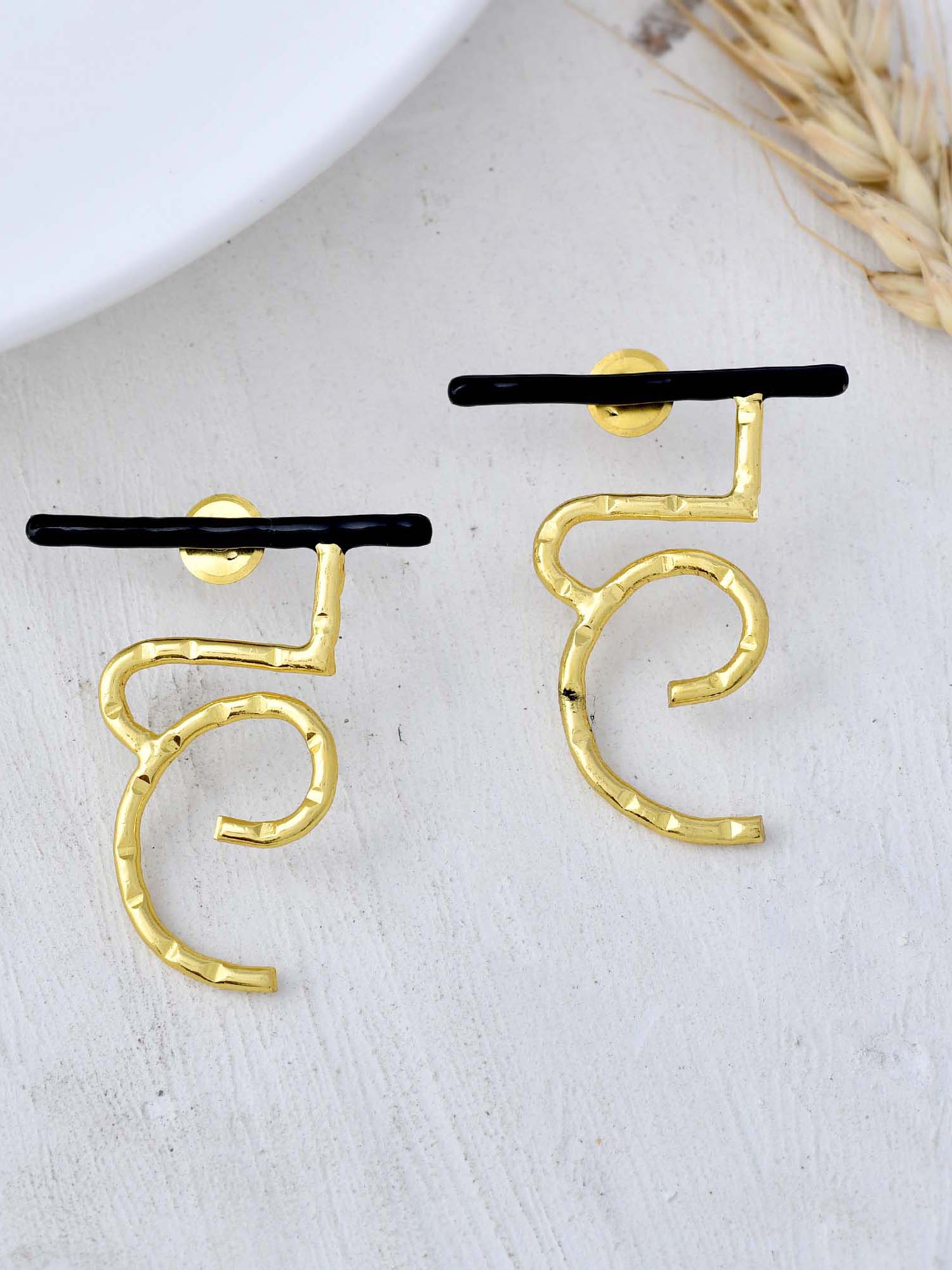 Women's Akshar Highlighter Earring H22H