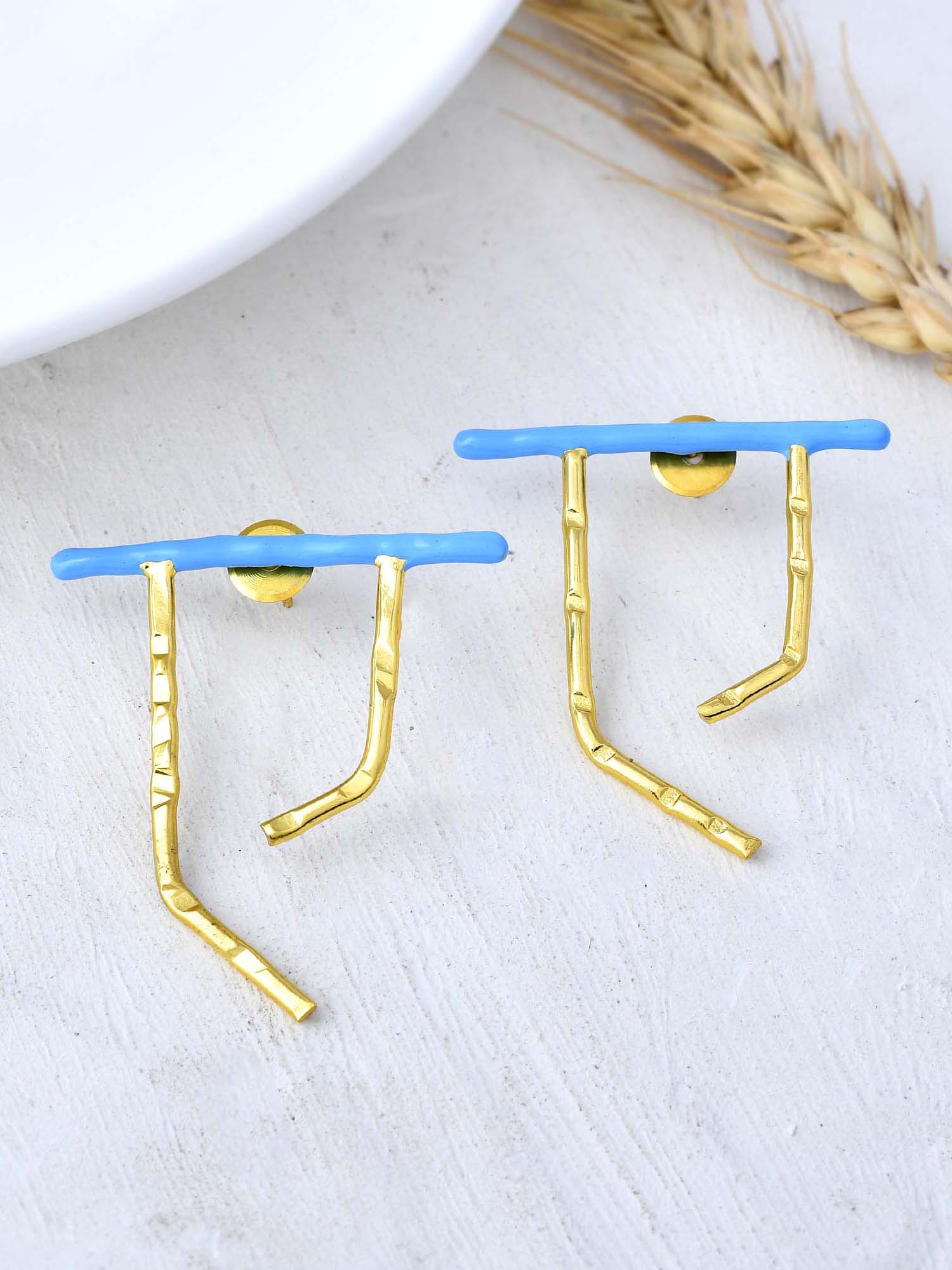 Women's Akshar Highlighter Earring H1H