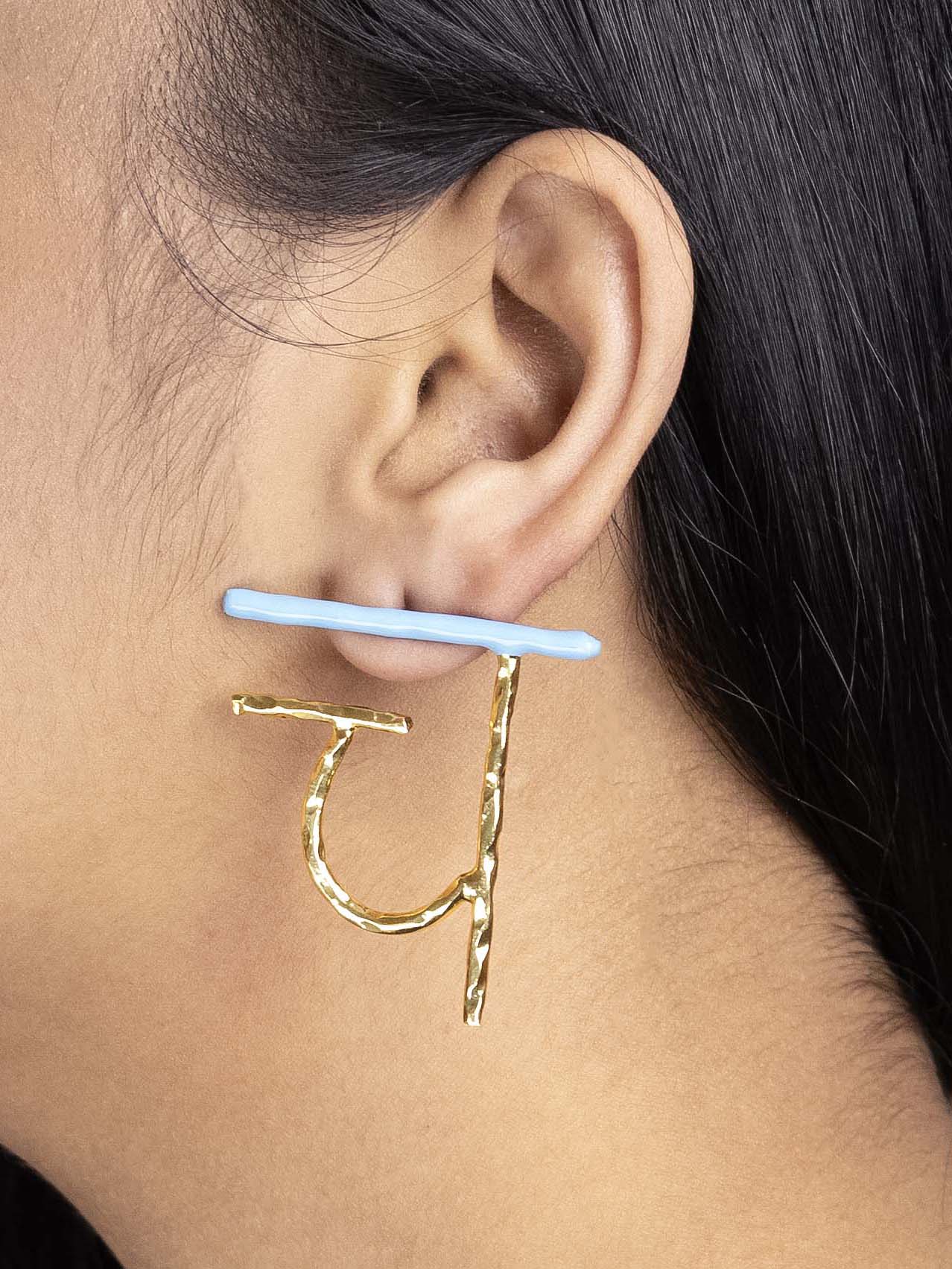 Women's Akshar Highlighter Earring E005 - Zurii Jewels