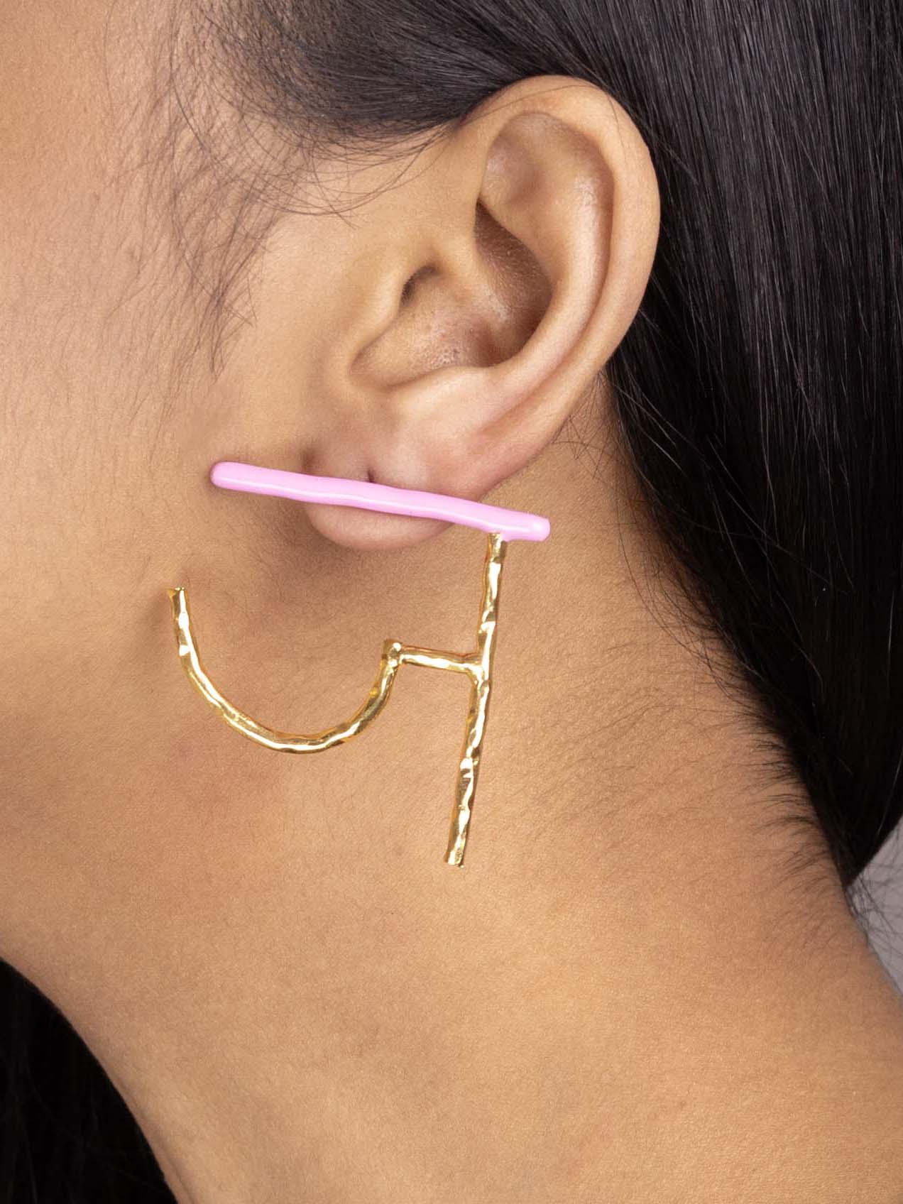 Women's Akshar Highlighter Earring E04