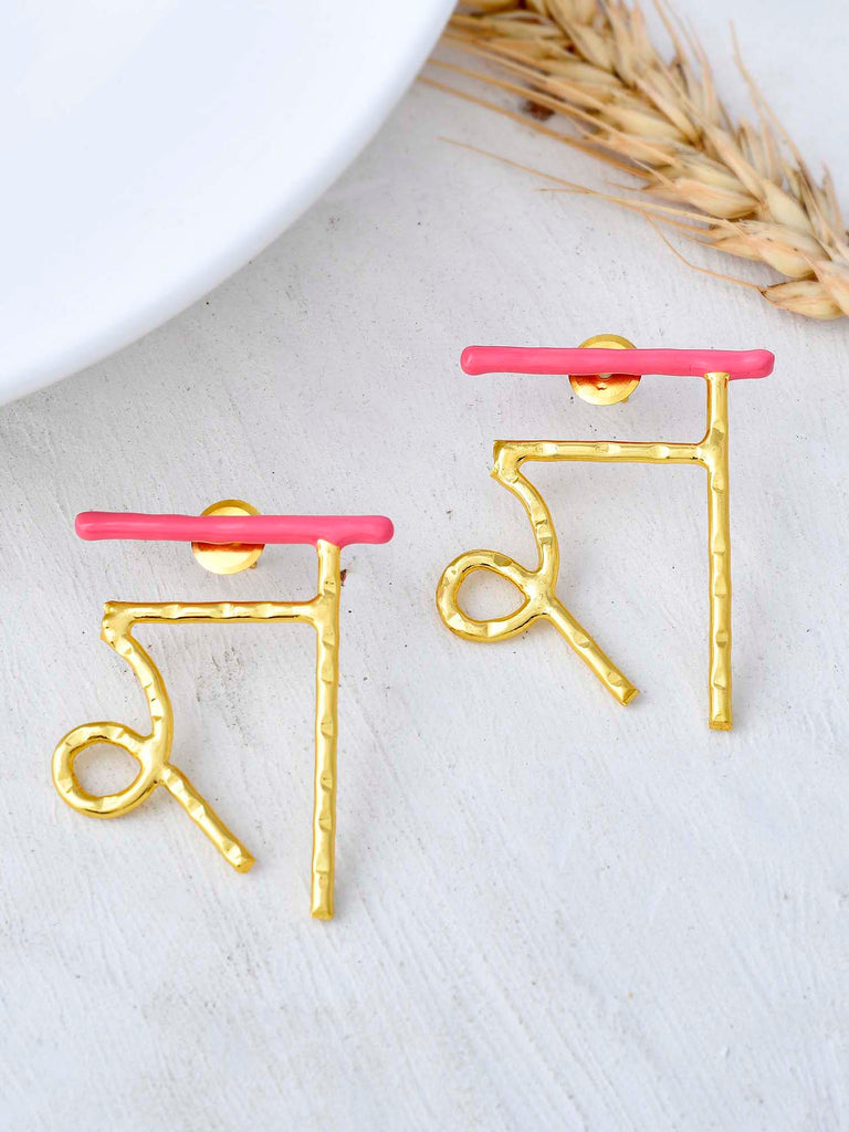 Women's Akshar Highlighter Earring Et1