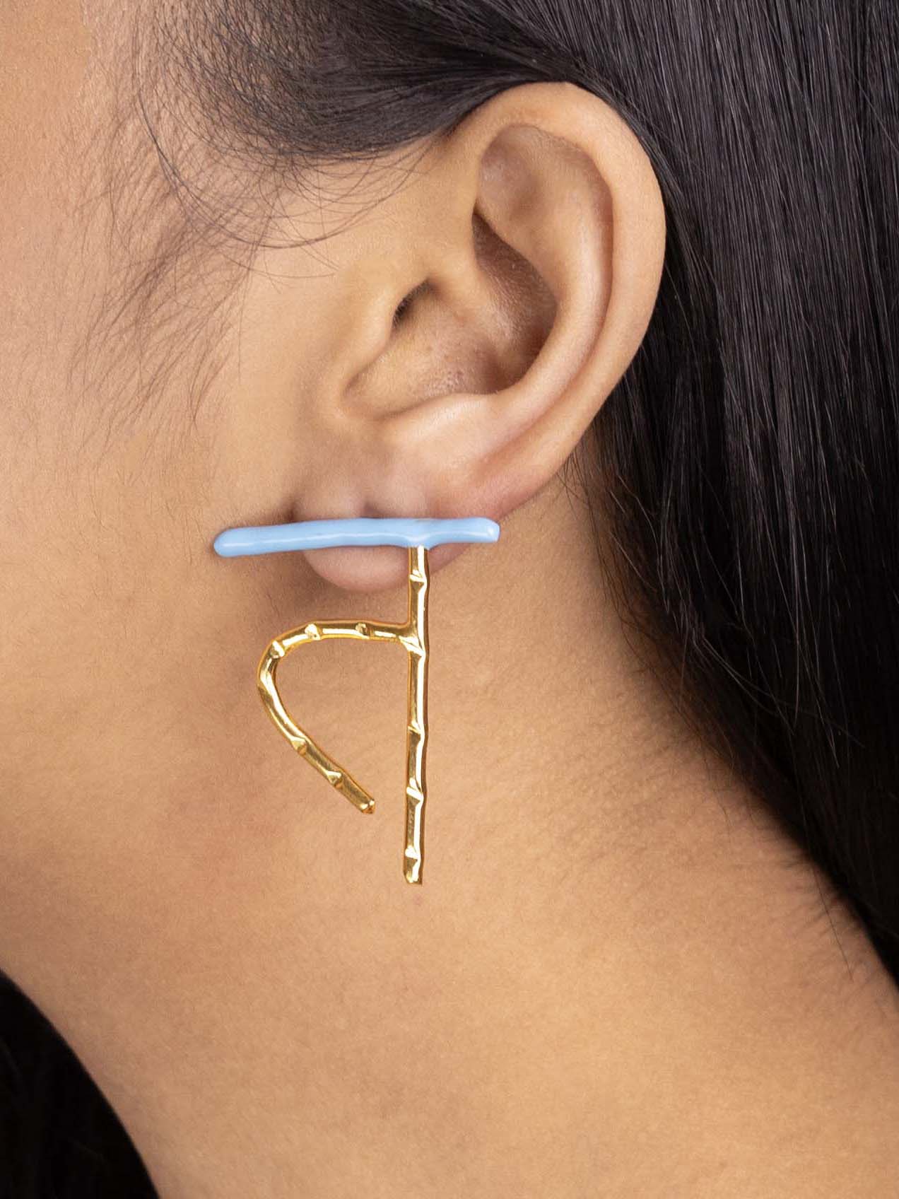 Women's Akshar Highlighter Earring E02 - Zurii Jewels