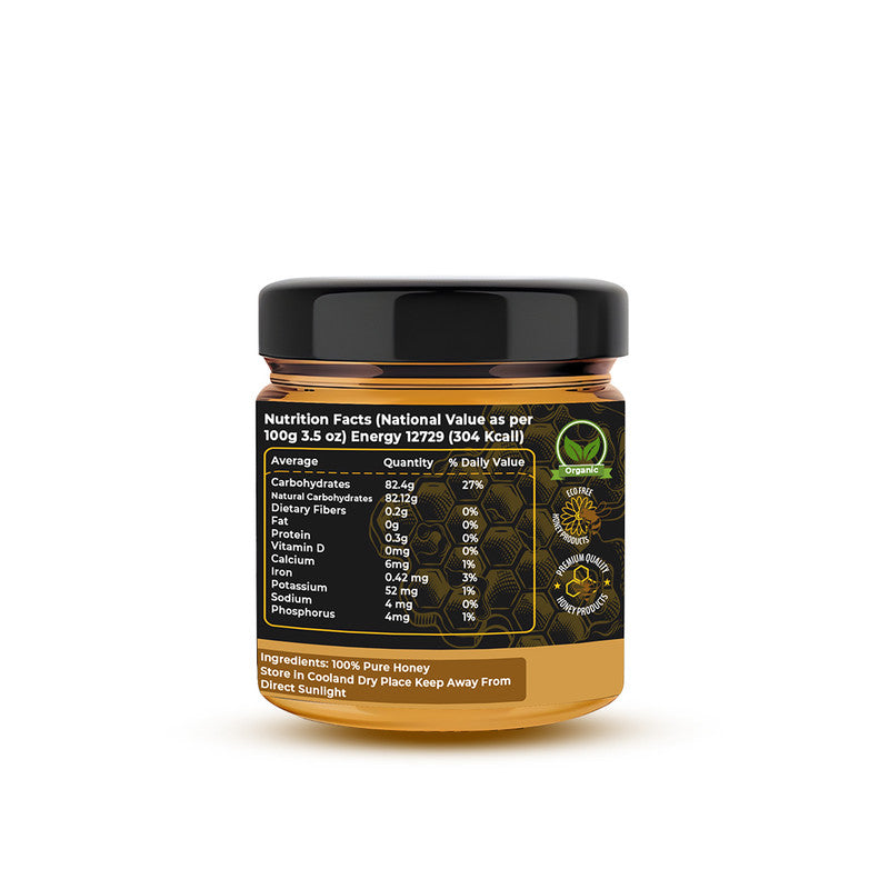 Honey - Nature'S Treasures With Raw, , And Organic Honey (250 Gram)
