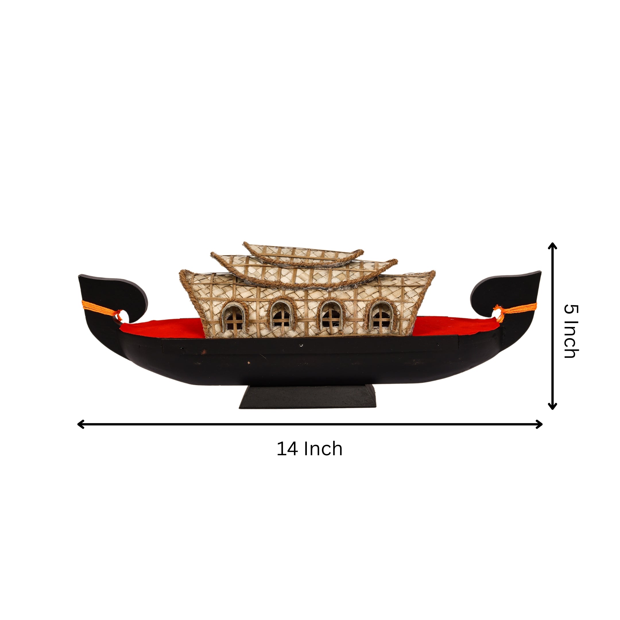 Handcrafted Kerela’s Kettuvallam House Boat Miniature