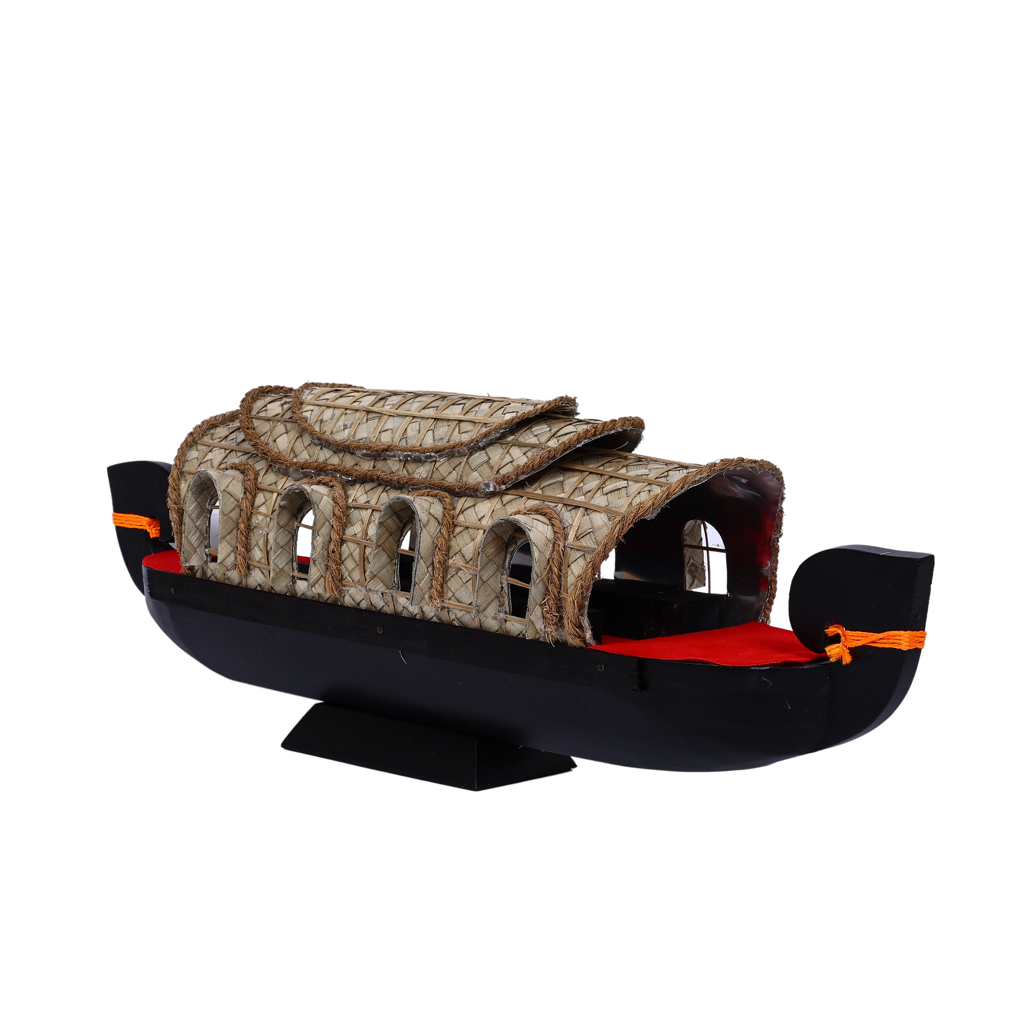 Handcrafted Kerela’s Kettuvallam House Boat Miniature (6”)