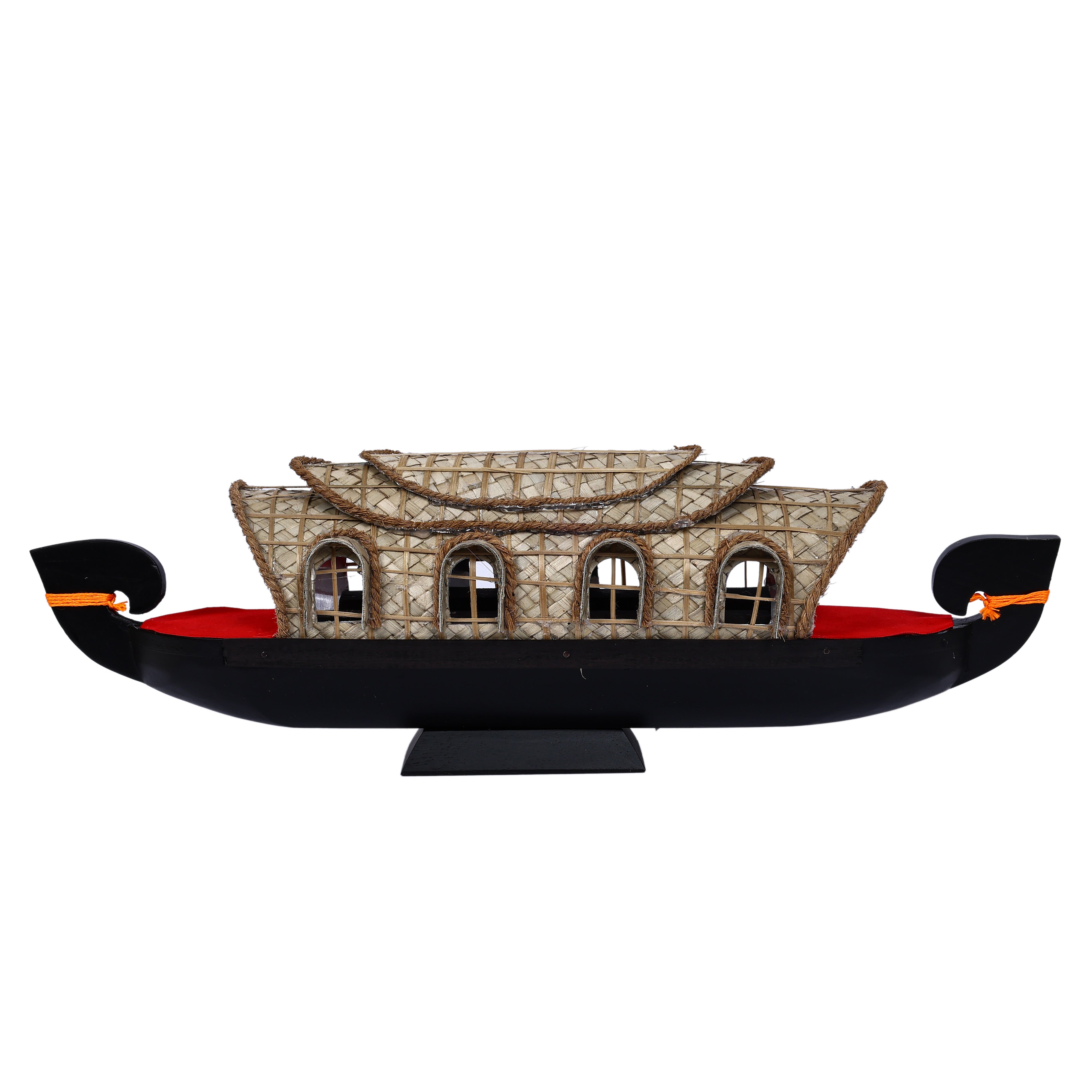 Handcrafted Kerela’s Kettuvallam House Boat Miniature (6”)