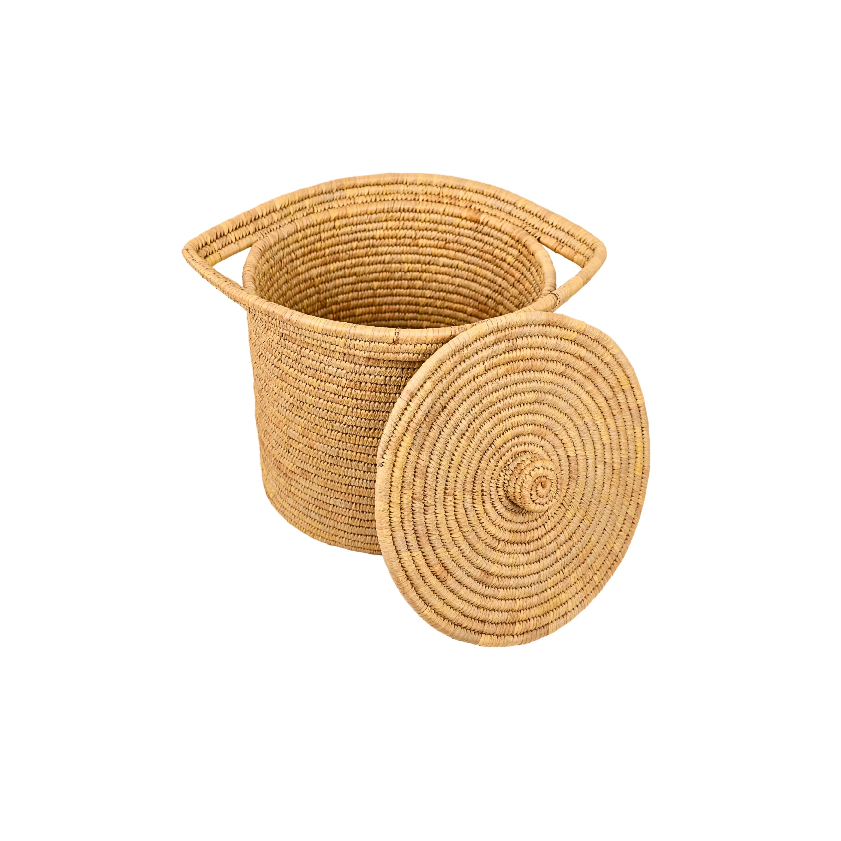 Handcrafted Sabai Grass Laundry Basket