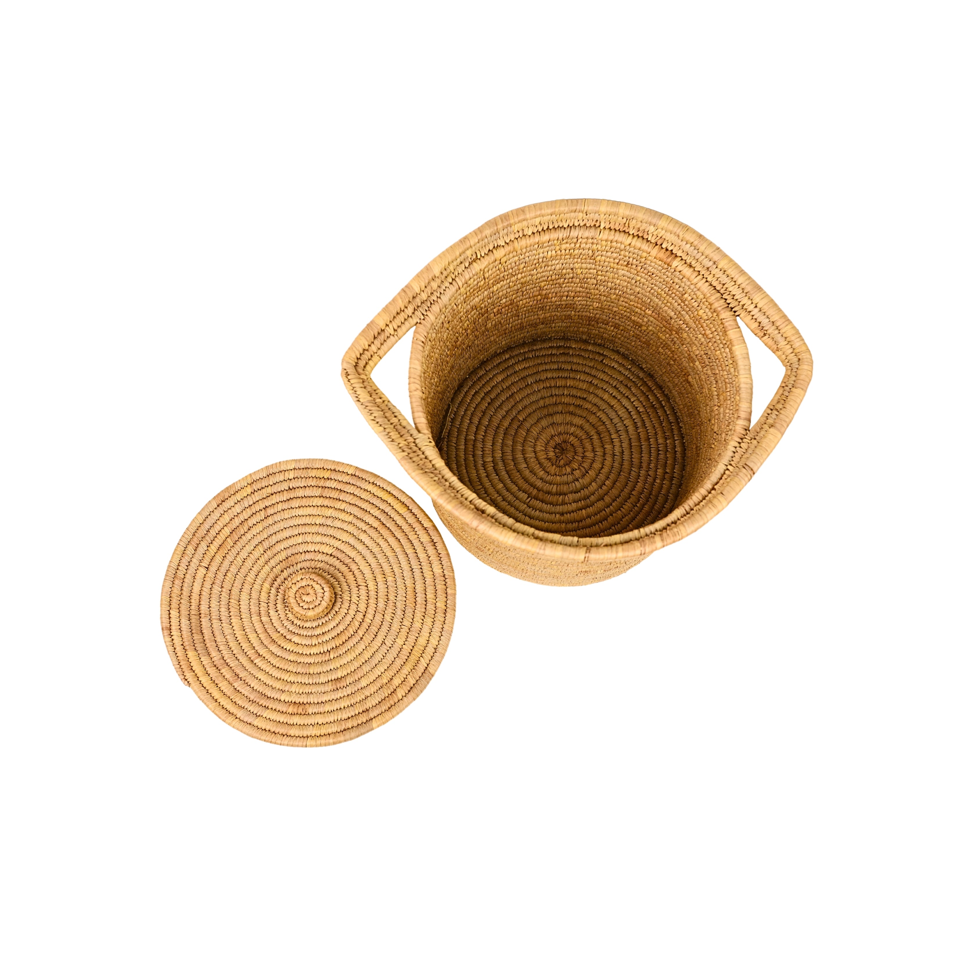 Handcrafted Sabai Grass Laundry Basket