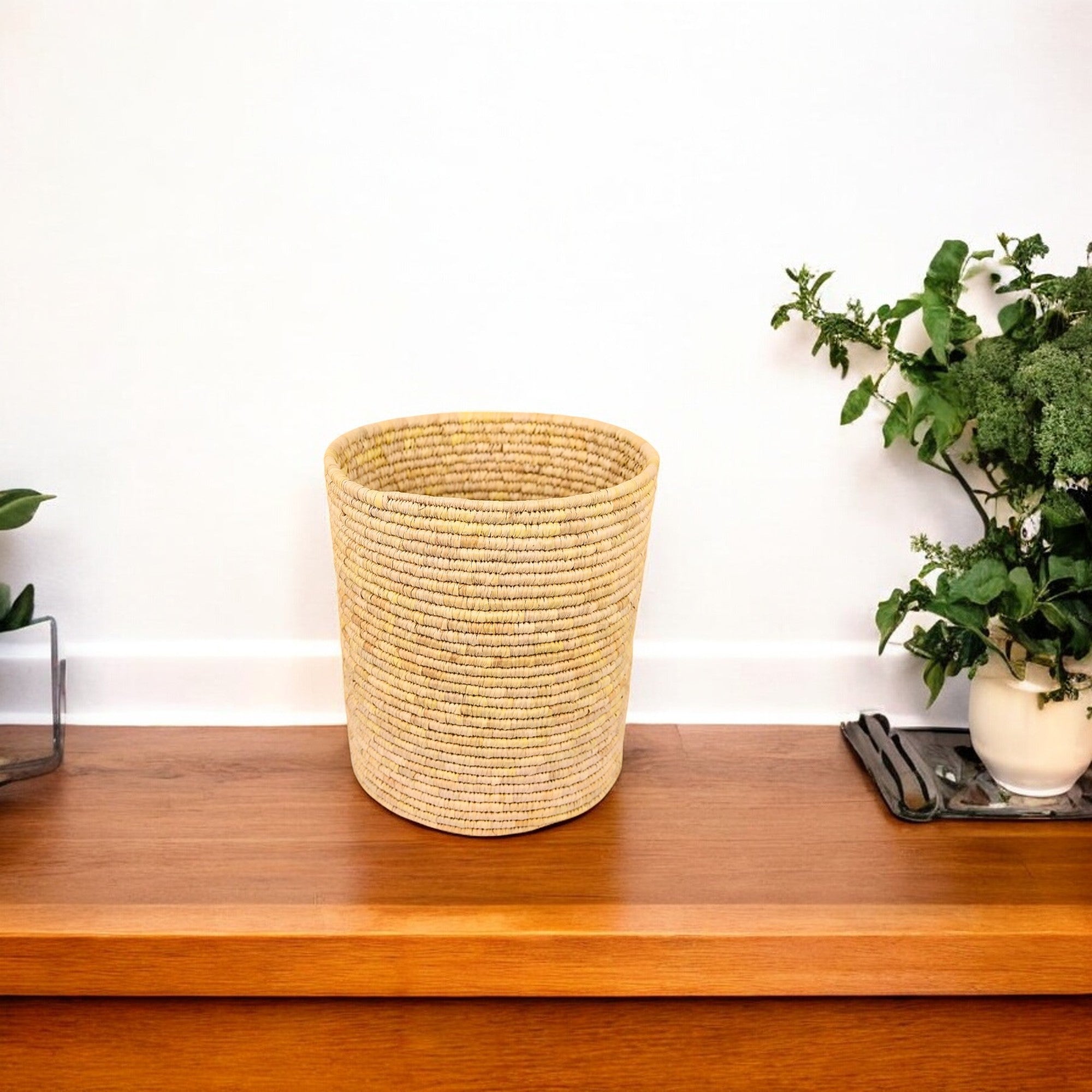 Handcrafted Sabai Grass Multipurpose Basket