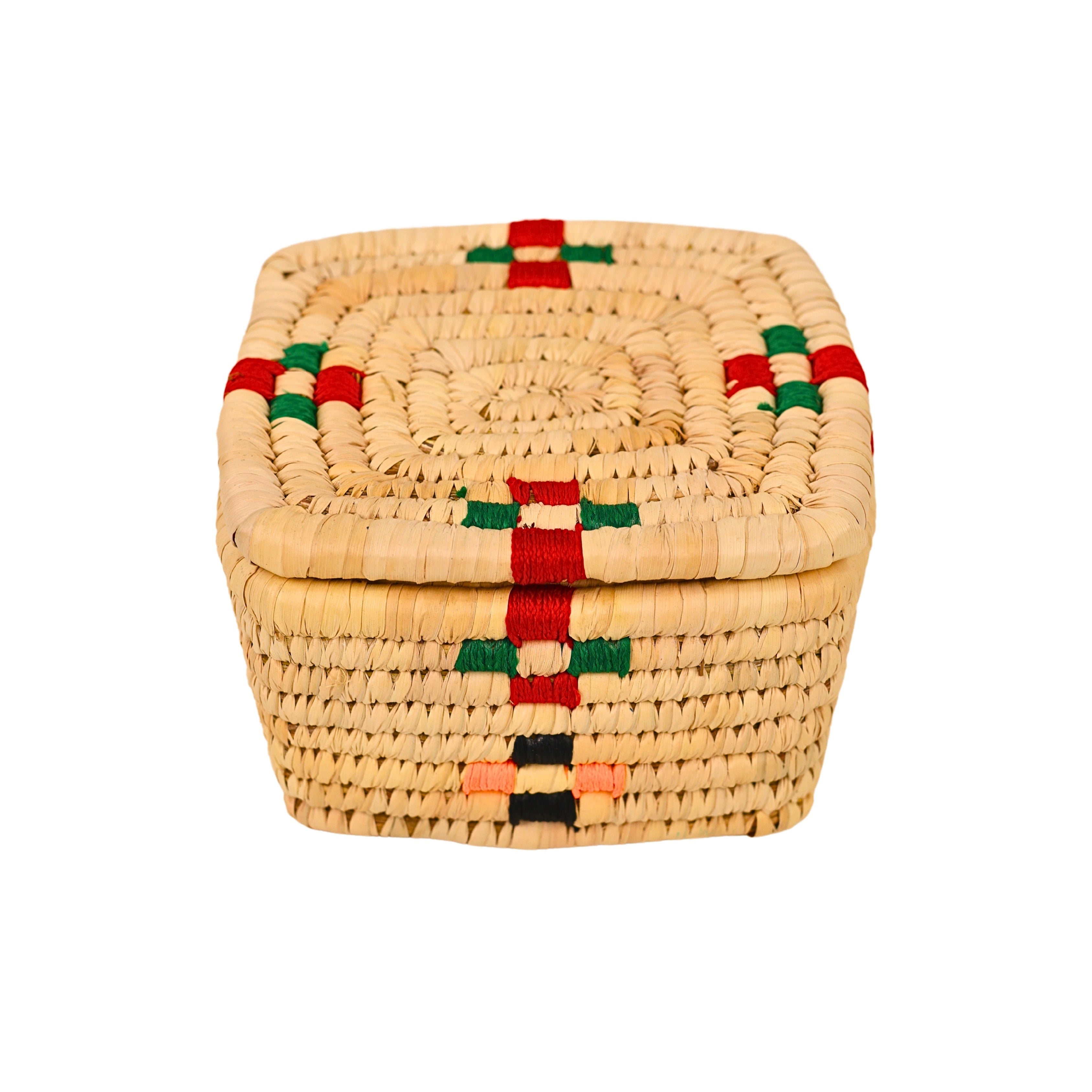 Handcrafted Sabai Grass Multipurpose Square Basket