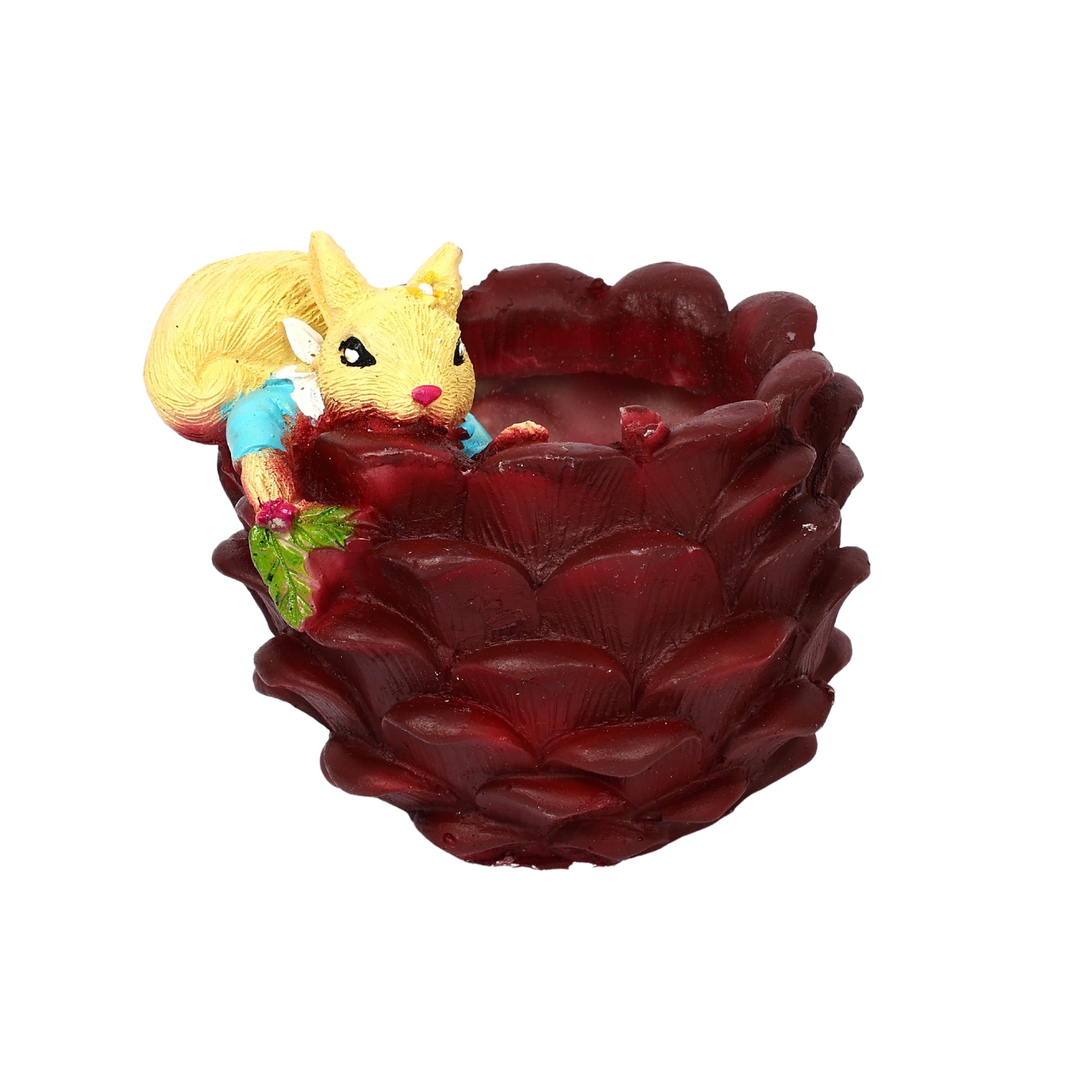Handcrafted Squirrel Planters - Set of 4, Perfect for Plants and Décor