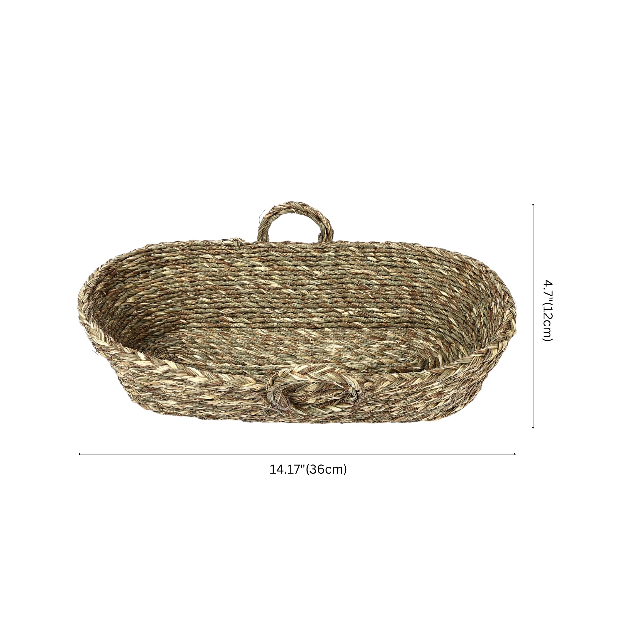 Handwoven Sabai Grass Fruit/Vegetable Basket—Natural 