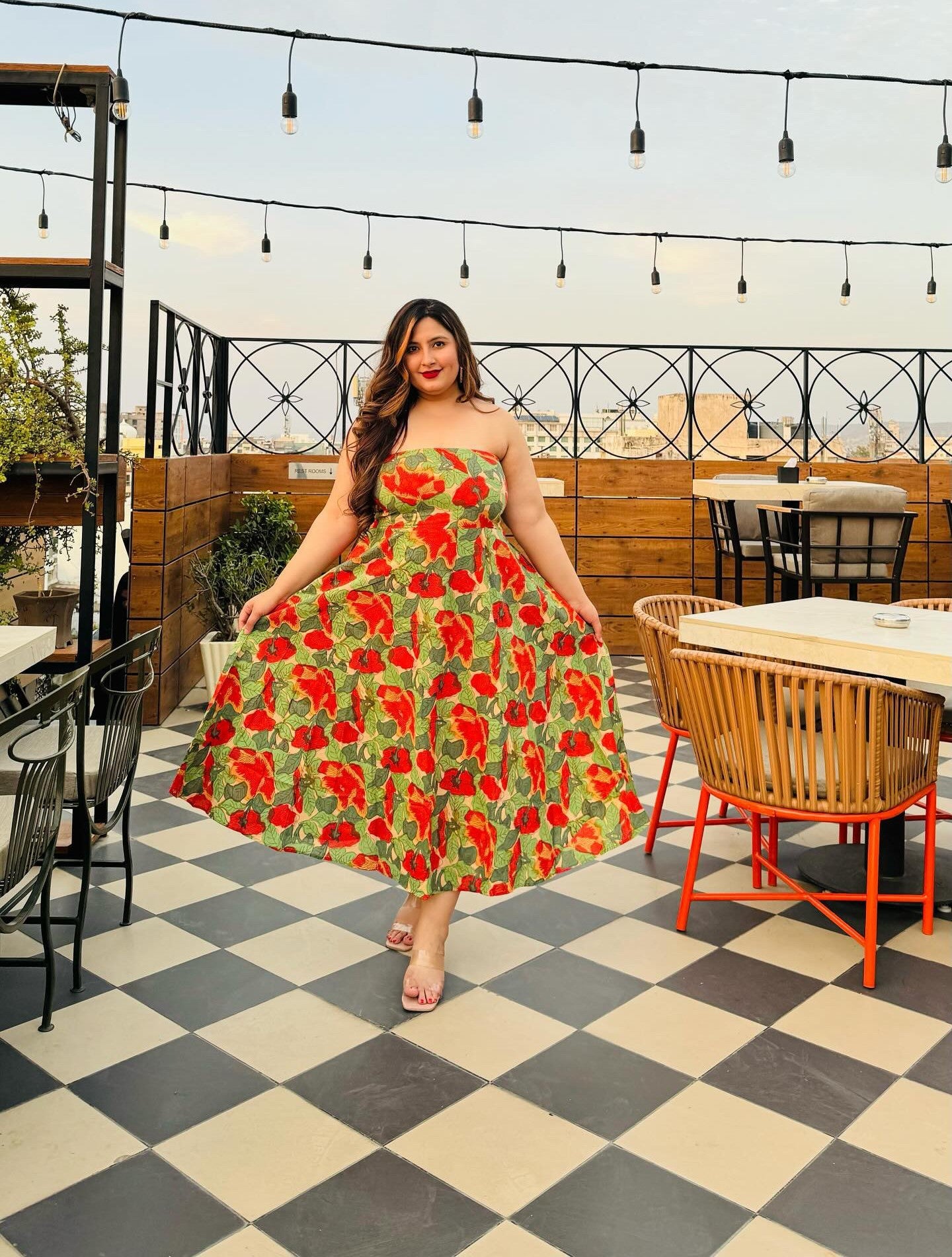 Women's Tropical Tube Dress - Nangalia Ruchira