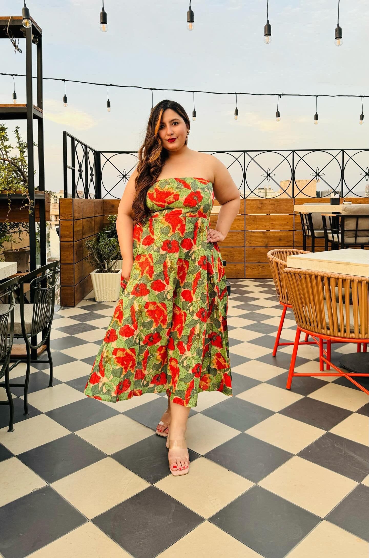 Women's Tropical Tube Dress - Nangalia Ruchira