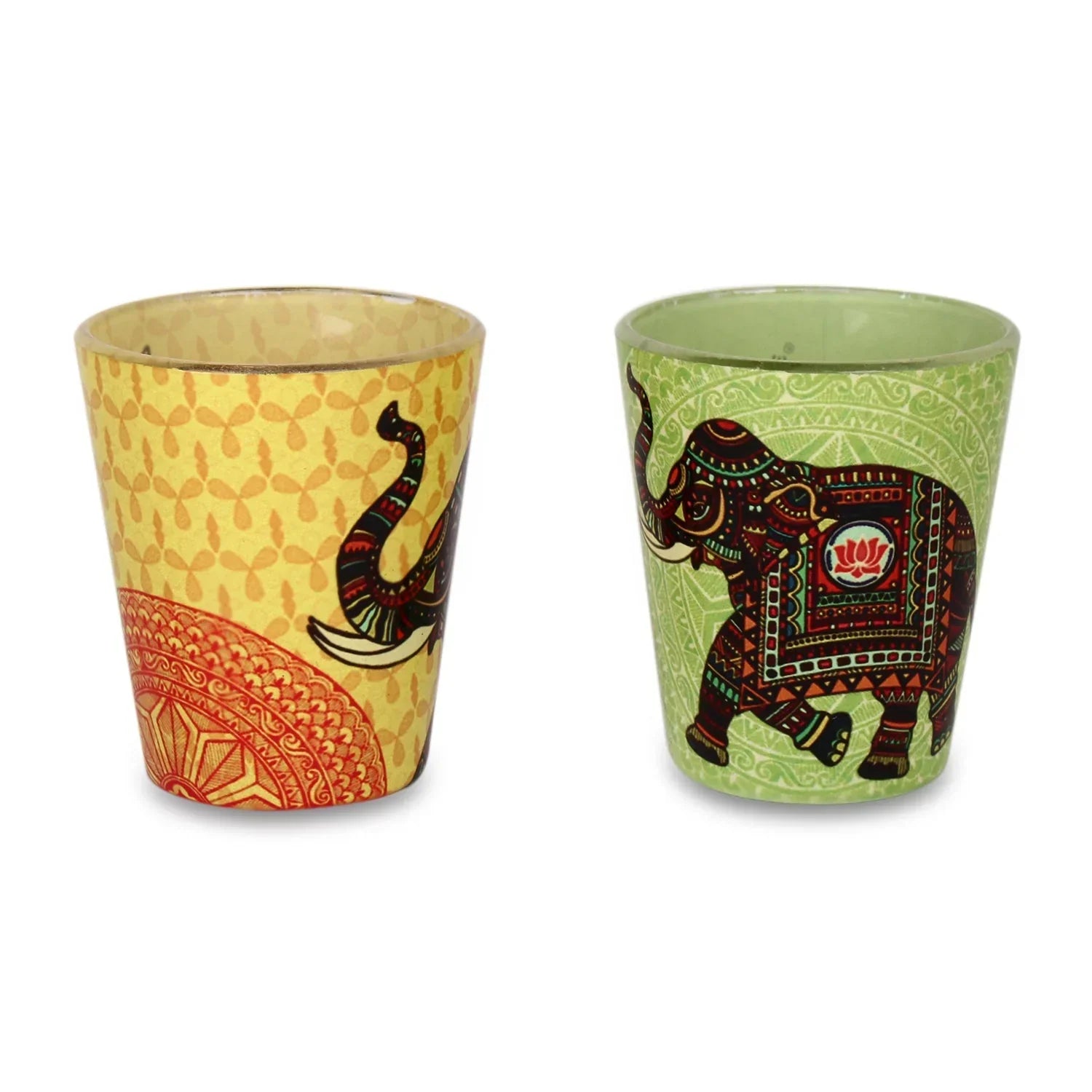 Printed Shot Glass Set Of 2 By Trendia Decor