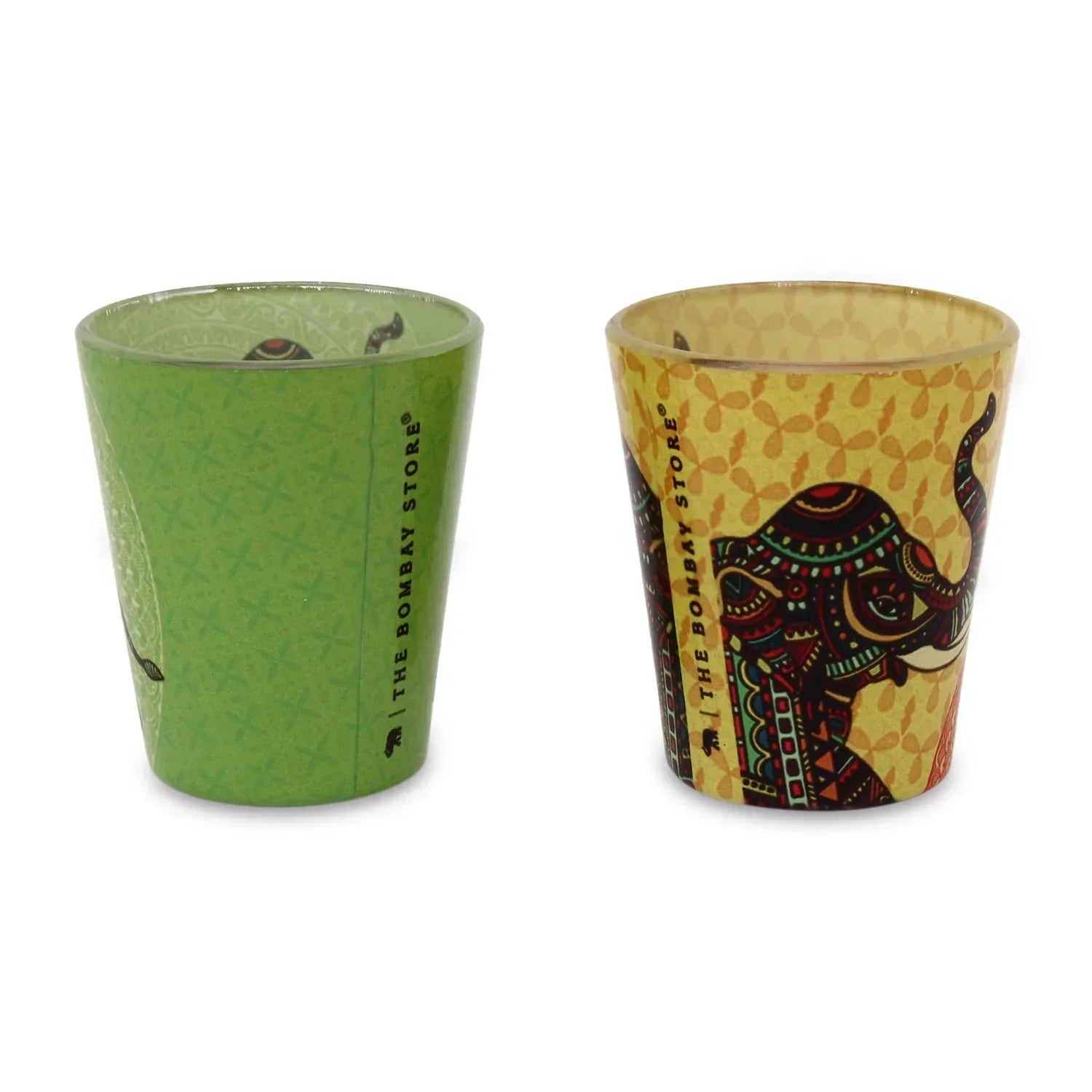 Printed Shot Glass Set Of 2 By Trendia Decor