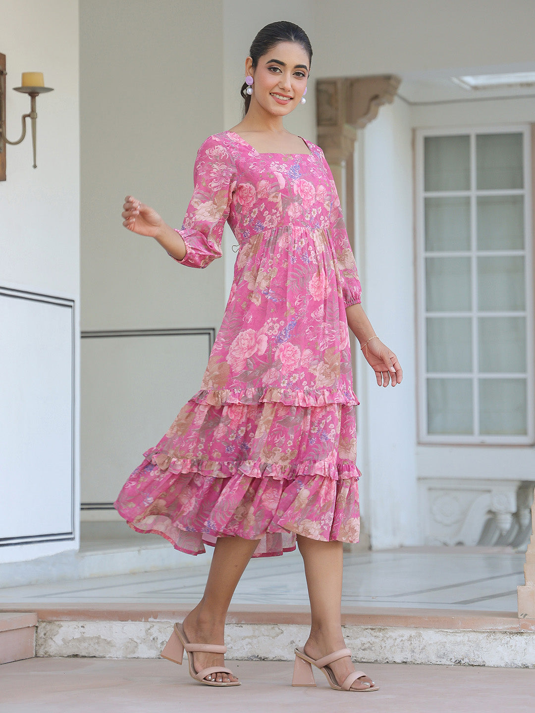 pink georgette dress Tom Ford - Silk Evening Dress in Orchid Pink for Women