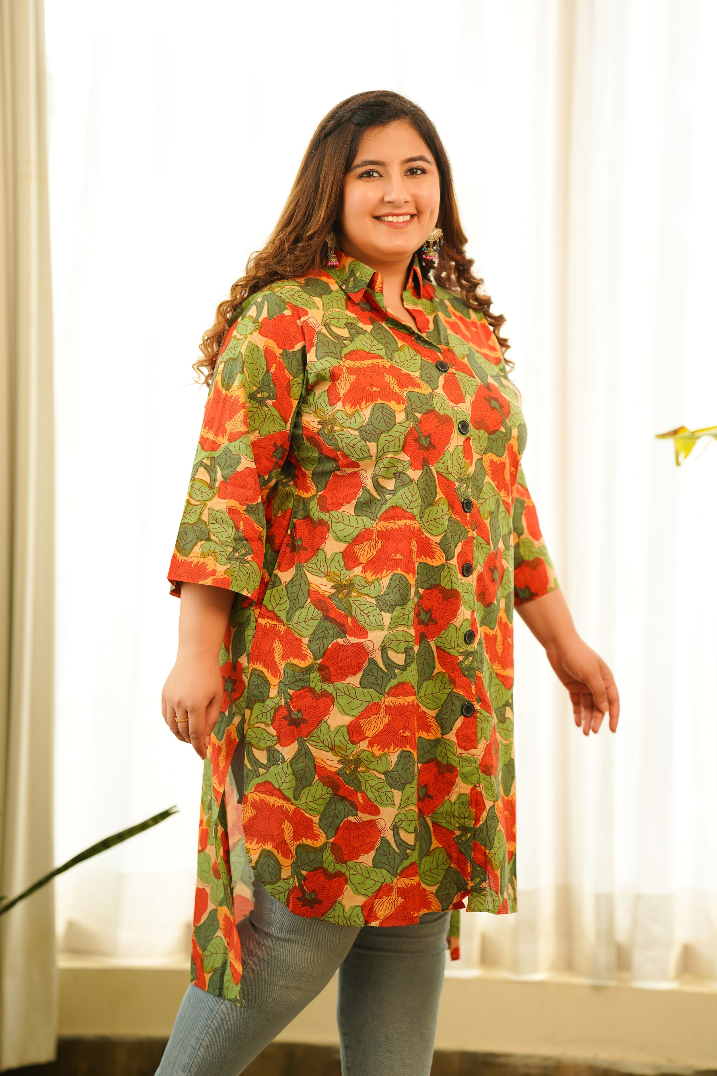Women's Tropical Forest Top - Nangalia Ruchira