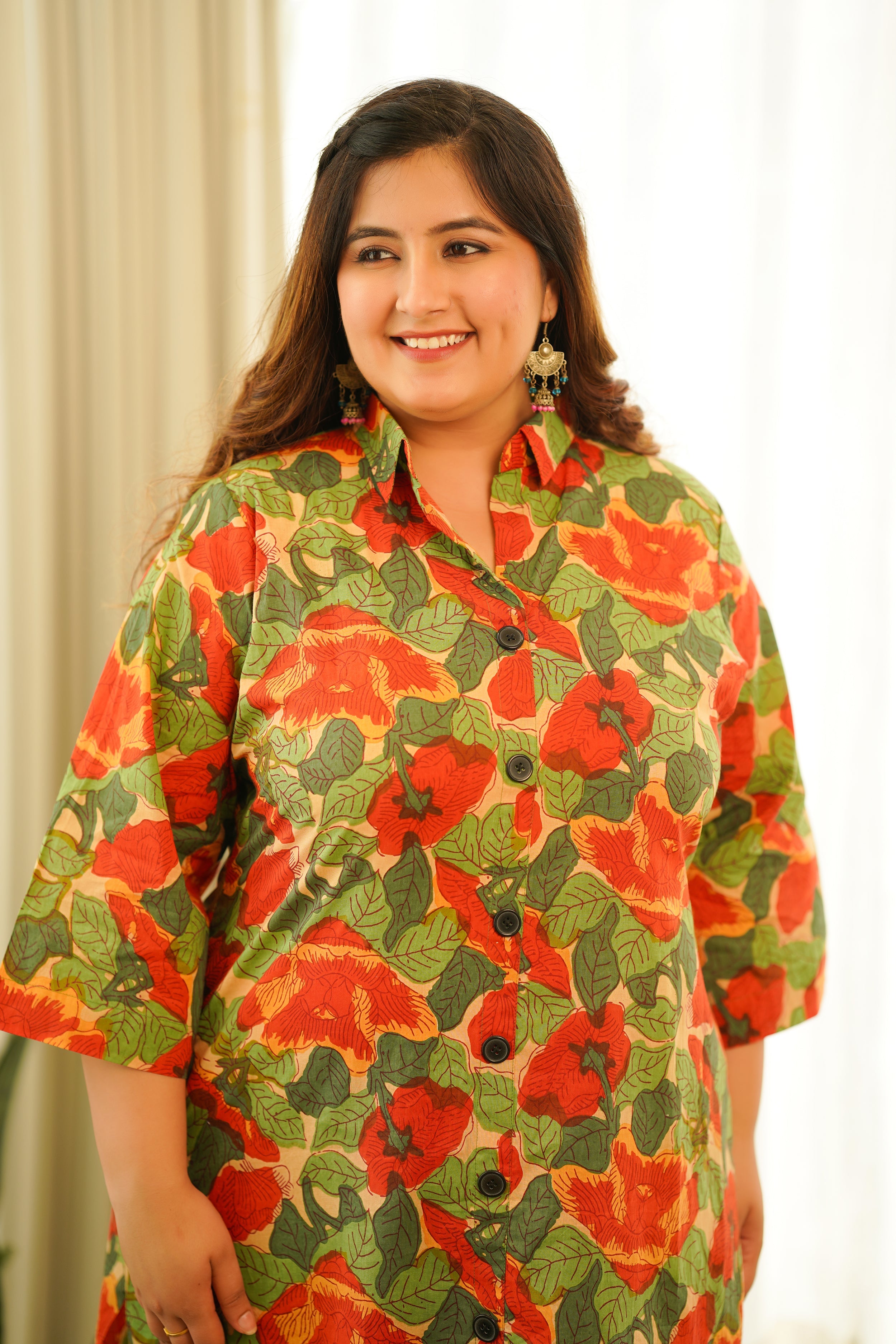 Women's Tropical Forest Top - Nangalia Ruchira