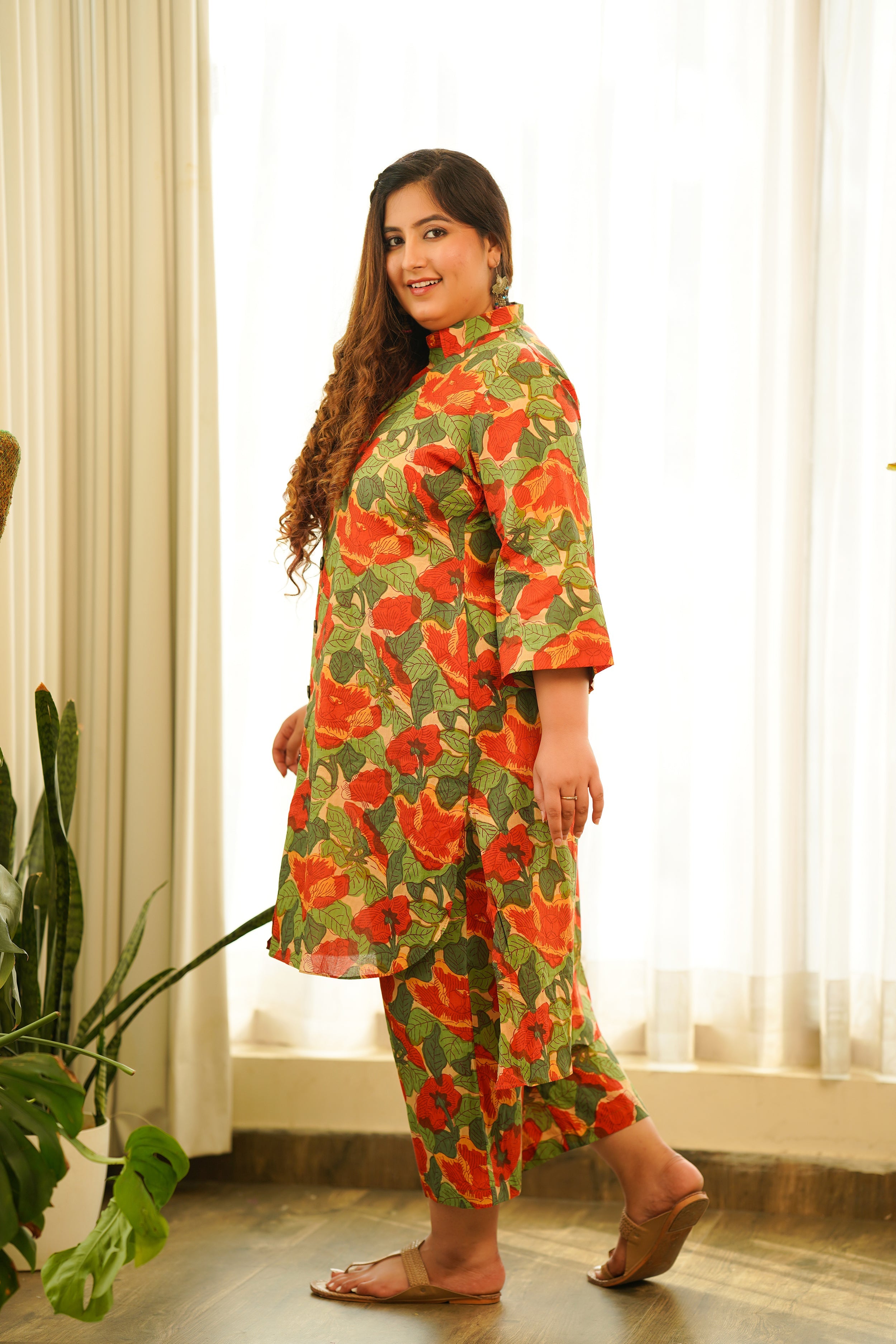 Women's Tropical Forest Co-Ord Set - Nangalia Ruchira