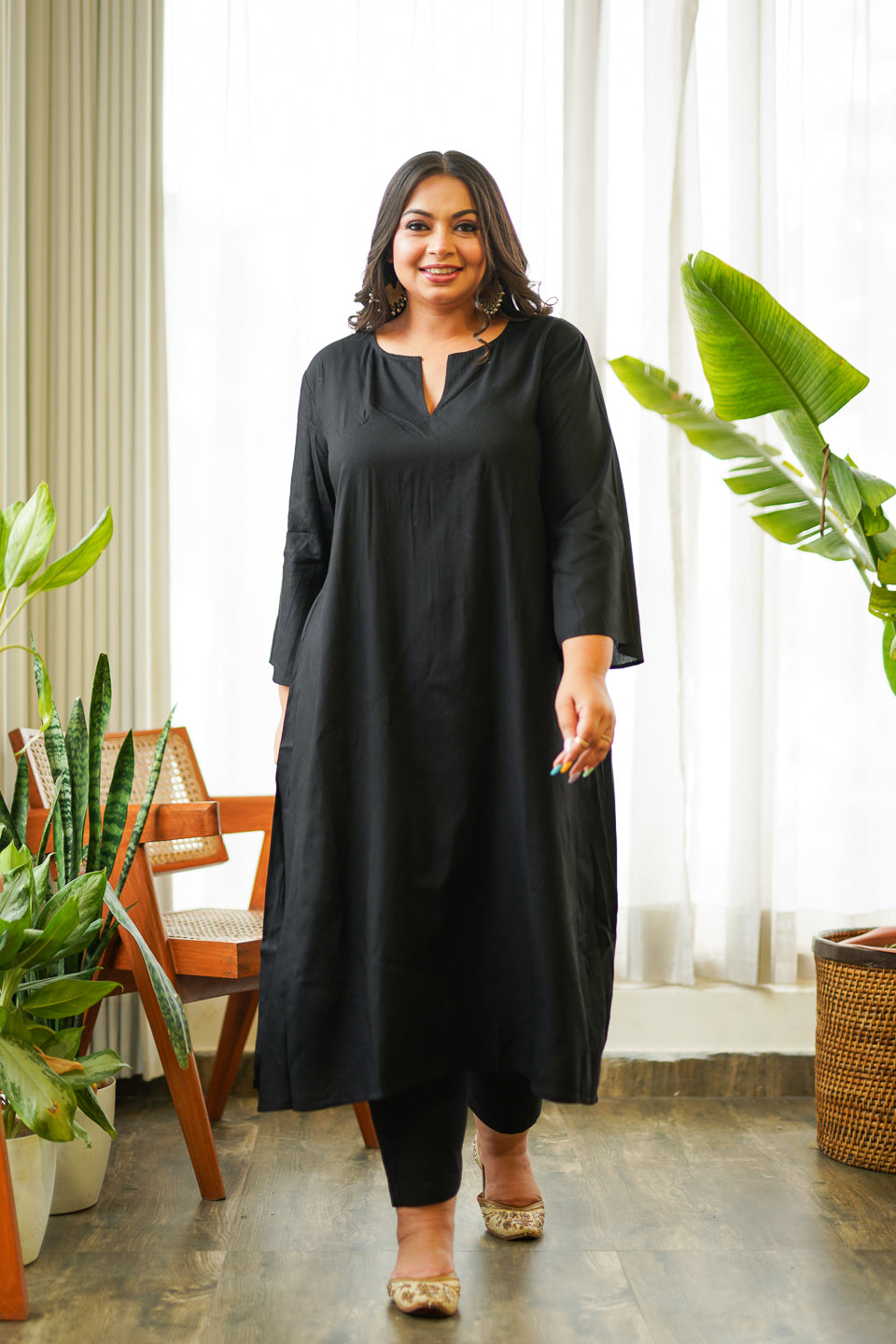 Women's Black Paithani Co-Ord Set (Set Of 2) - Nangalia Ruchira