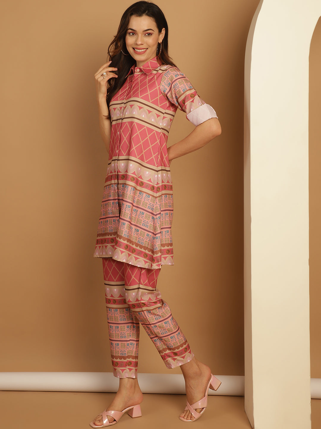 Women's Tunic and Trouser printed co-ords - Taantav