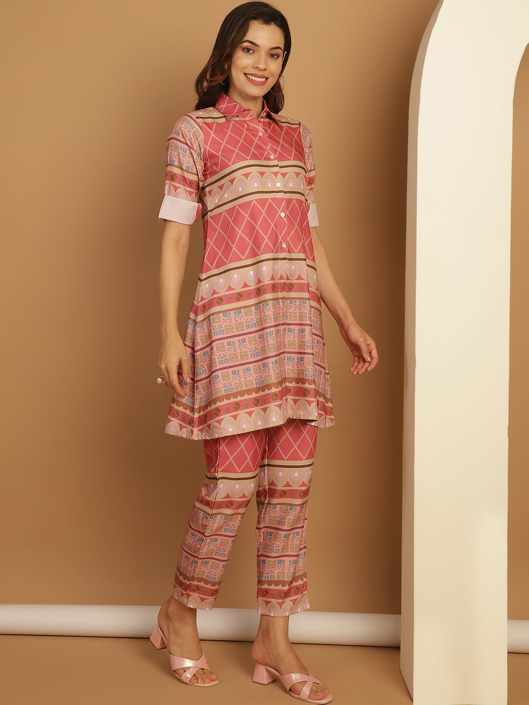 Women's Tunic and Trouser printed co-ords - Taantav