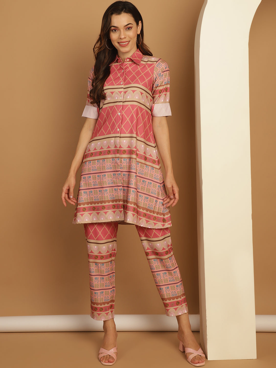 Women's Tunic and Trouser printed co-ords - Taantav