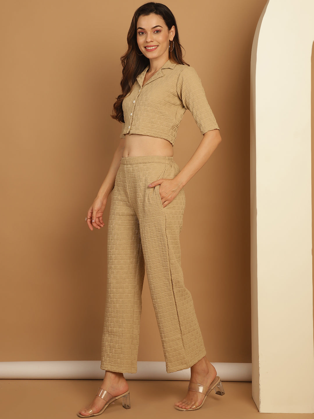 Women's Top and Trouser Woven Design co-ords - Taantav