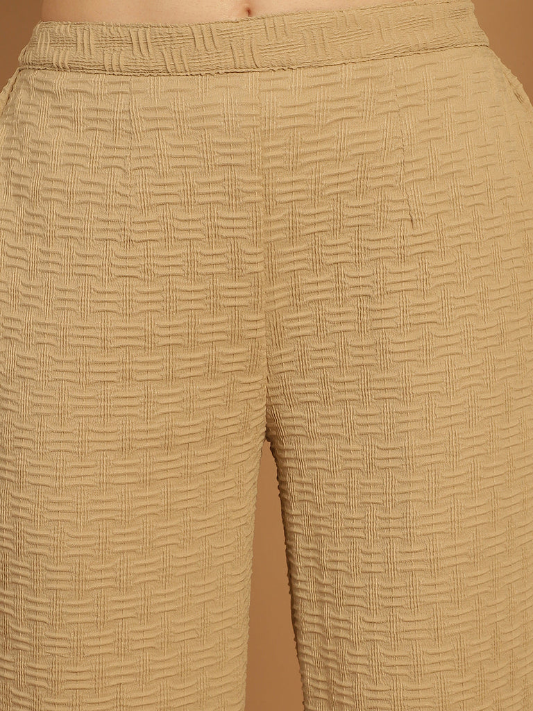 Women's Top and Trouser Woven Design co-ords