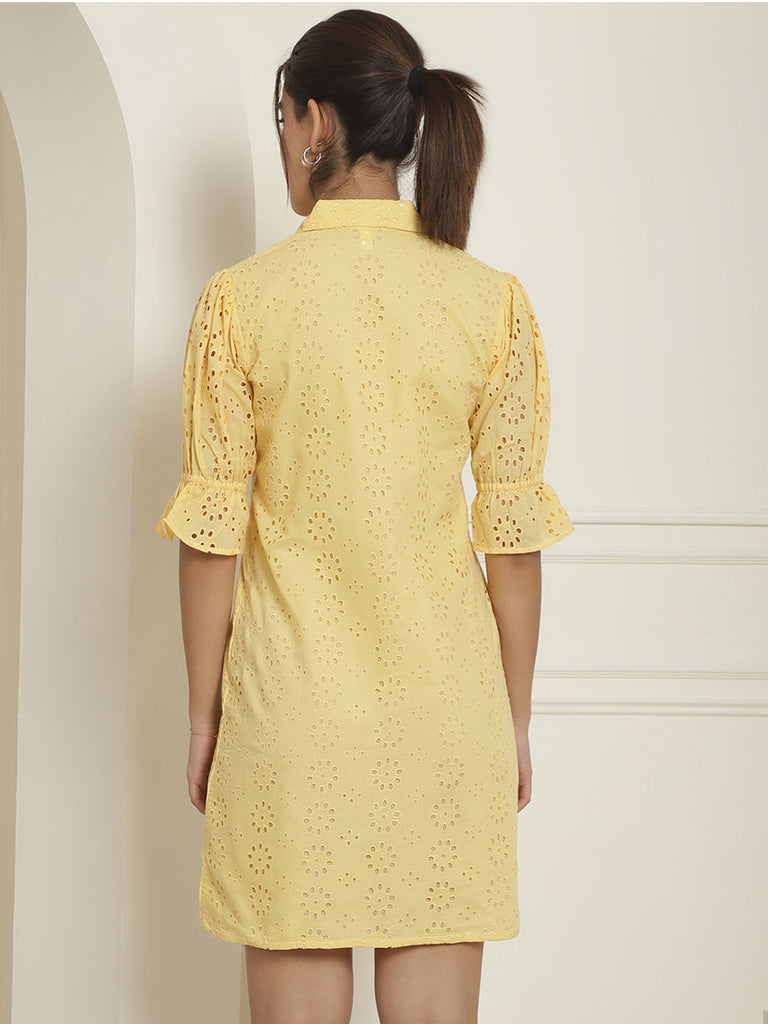 Women's Embroidered Cotton Dress for Women
