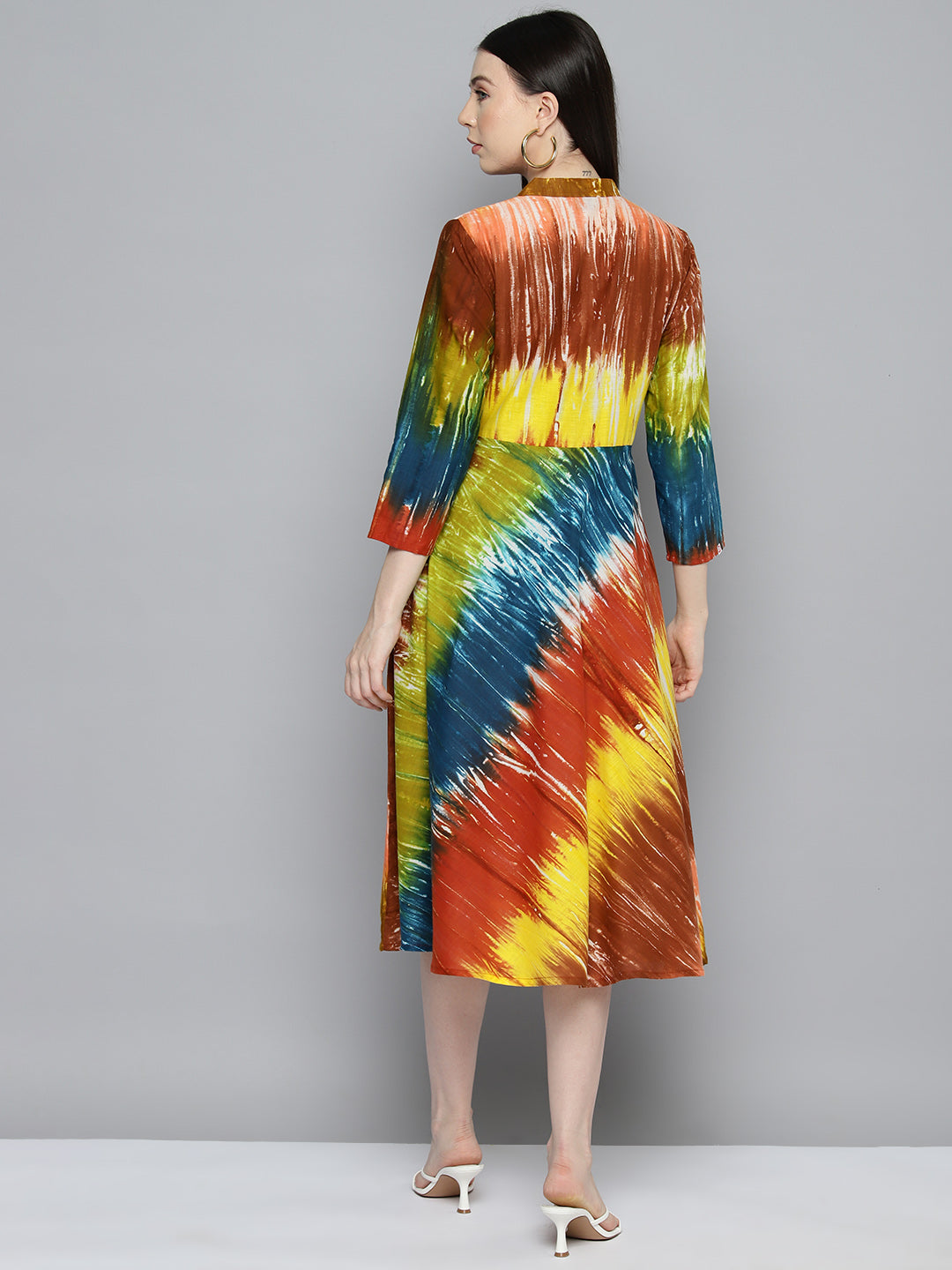 Women's Ombre effect flared dress - Taantav