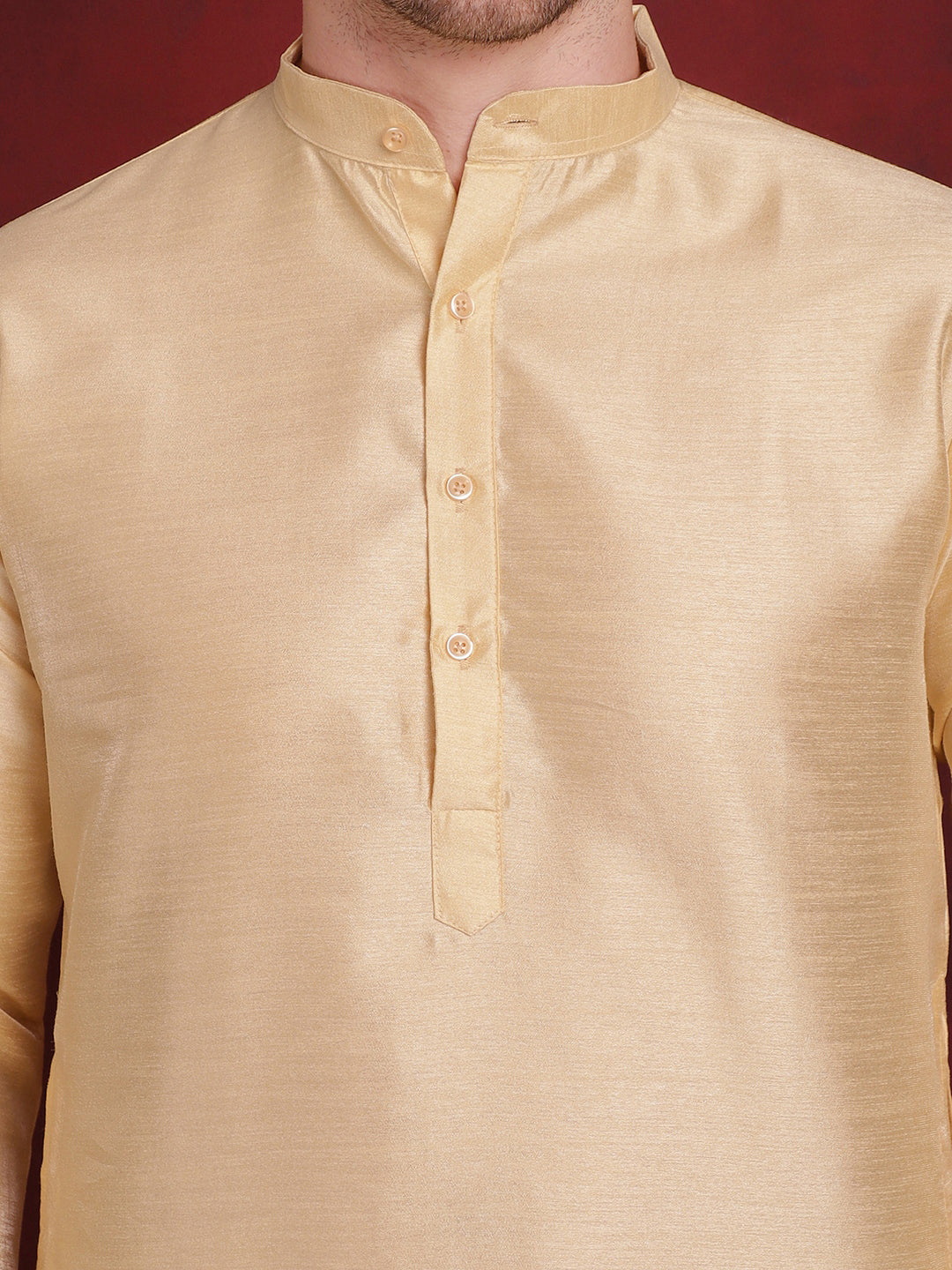 Men's White Woven Design Nehru Jacket With Kurta Pyjama Set - Taantav