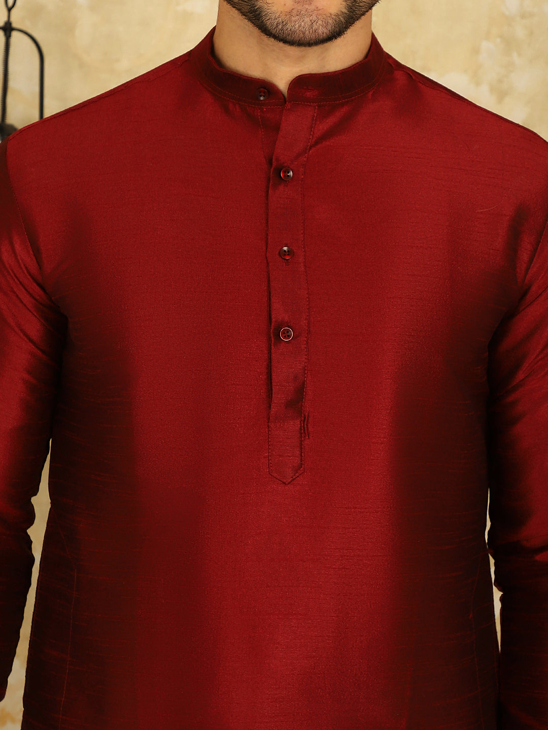 Men's Blue Woven Design Nehru Jacket With Kurta Pyjama Set - Taantav