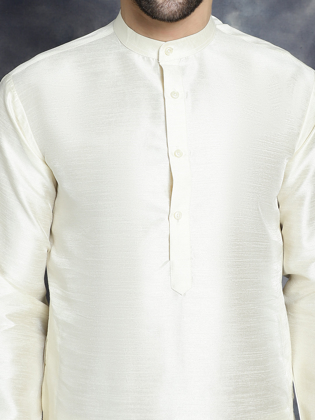 Men's Sequins and Embroidered Nehru Jacket With Solid Kurta Pyjama - Taantav