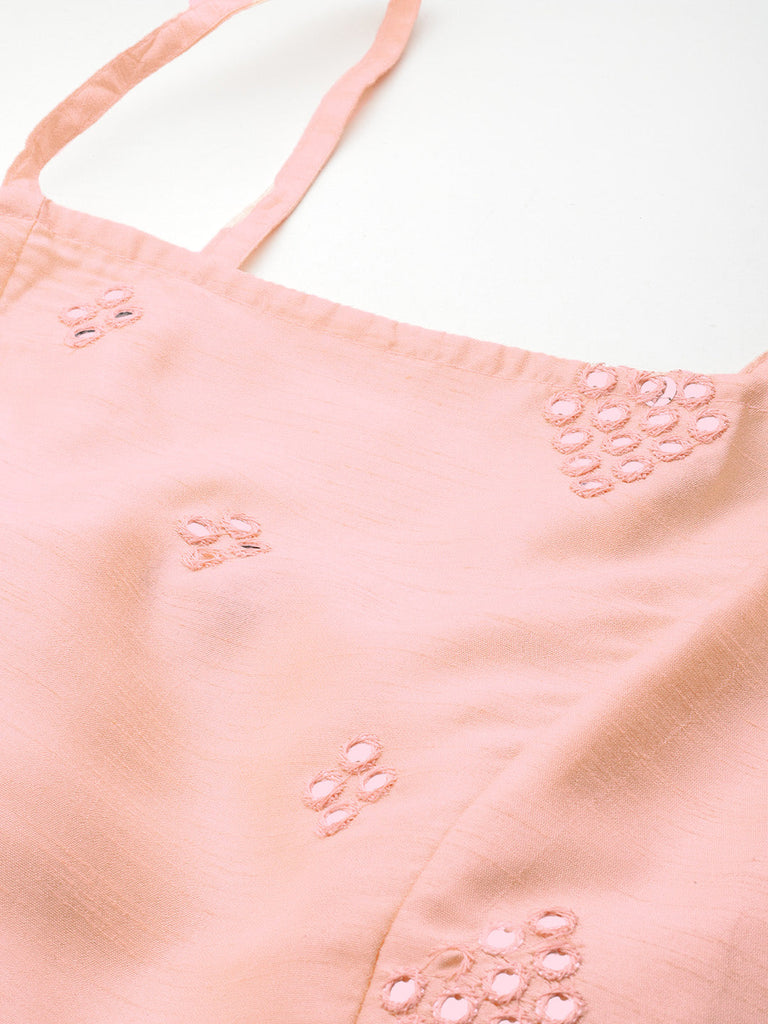 Women's Mirror Work Lehenga Choli With printed Organza dupatta