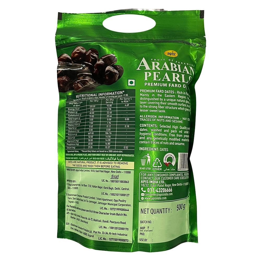 Apis Arabian Pearls Premium Fard Dates